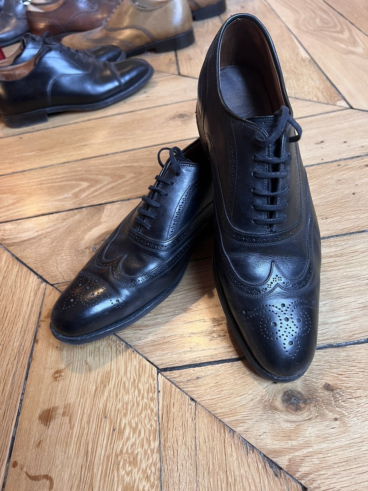 Church’s Wingtip brogue Oxford black 7 UK EU 41