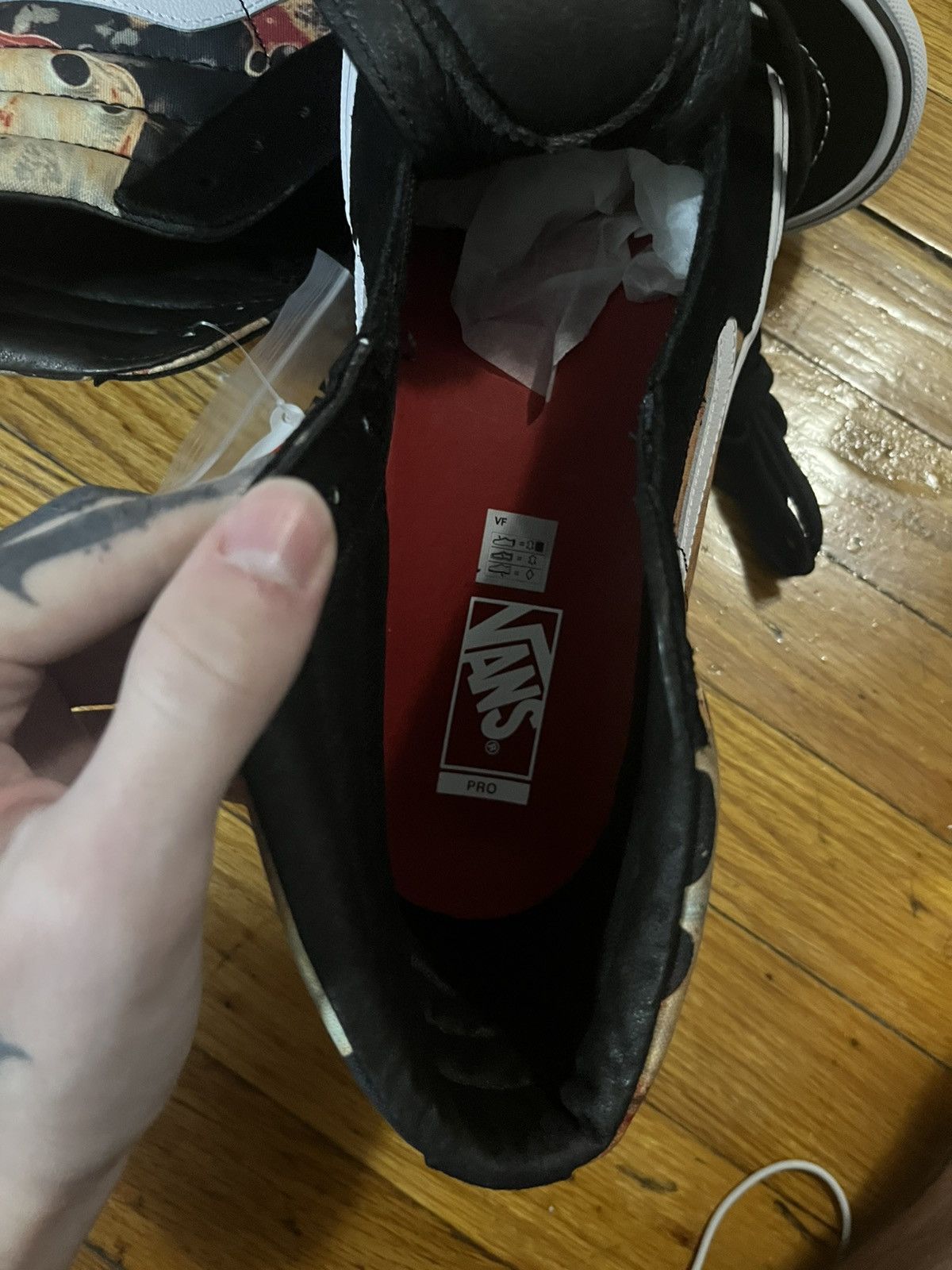 Supreme Supreme blood and semen high too vans Size US 10 / EU 43 - 7 Thumbnail