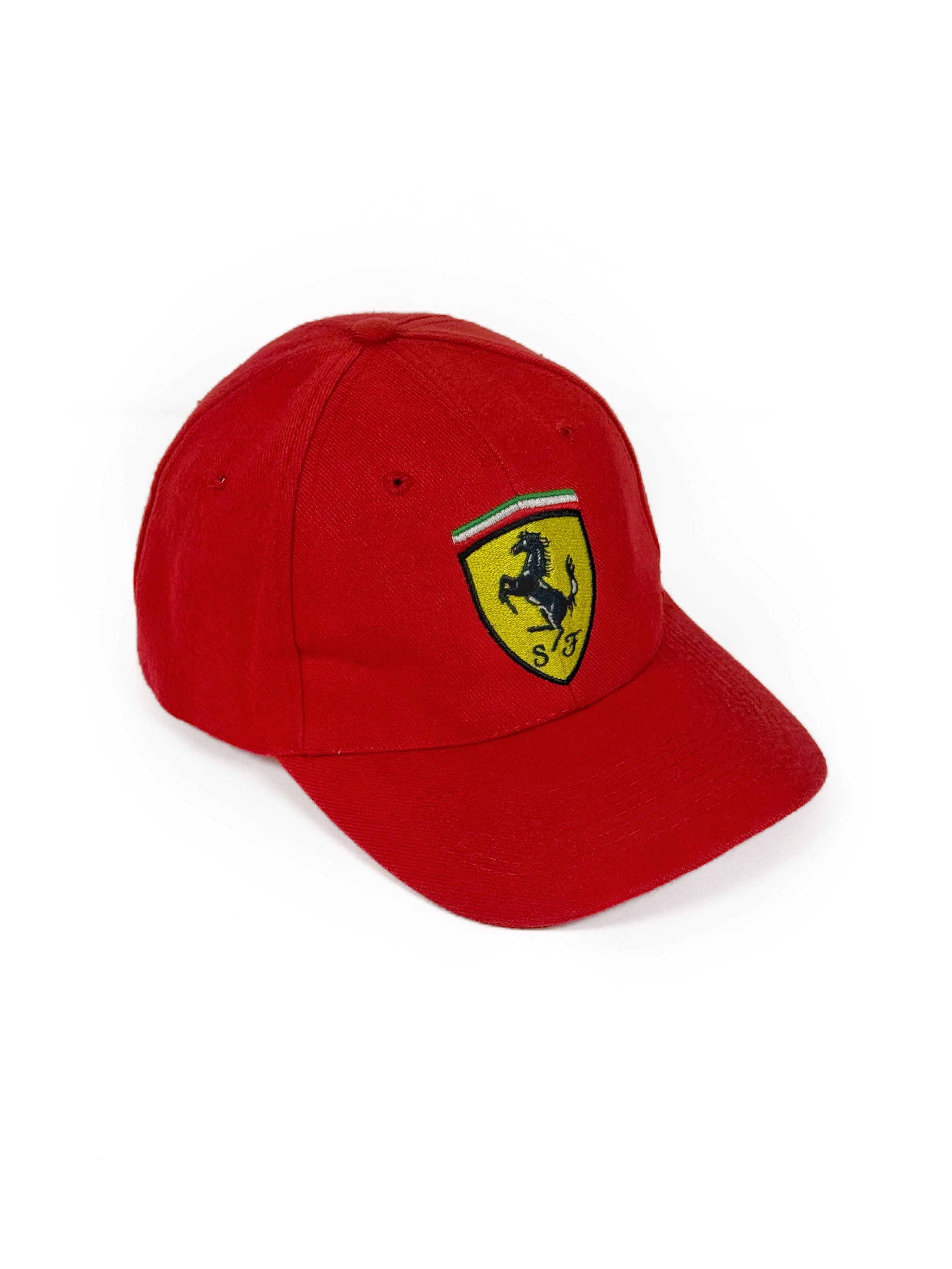 Ferrari Vintage 90's Ferrari Wool Cap Hat Red Logo Embroidered Size ONE SIZE - 3 Thumbnail