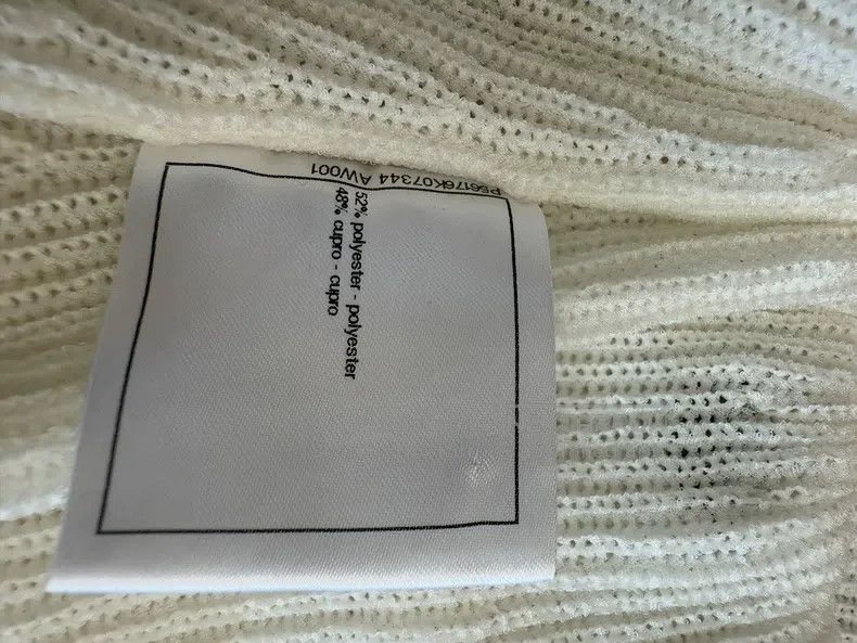 Chanel Chanel White knitted pleated skirt Size 42" / US 20 - 6 Thumbnail