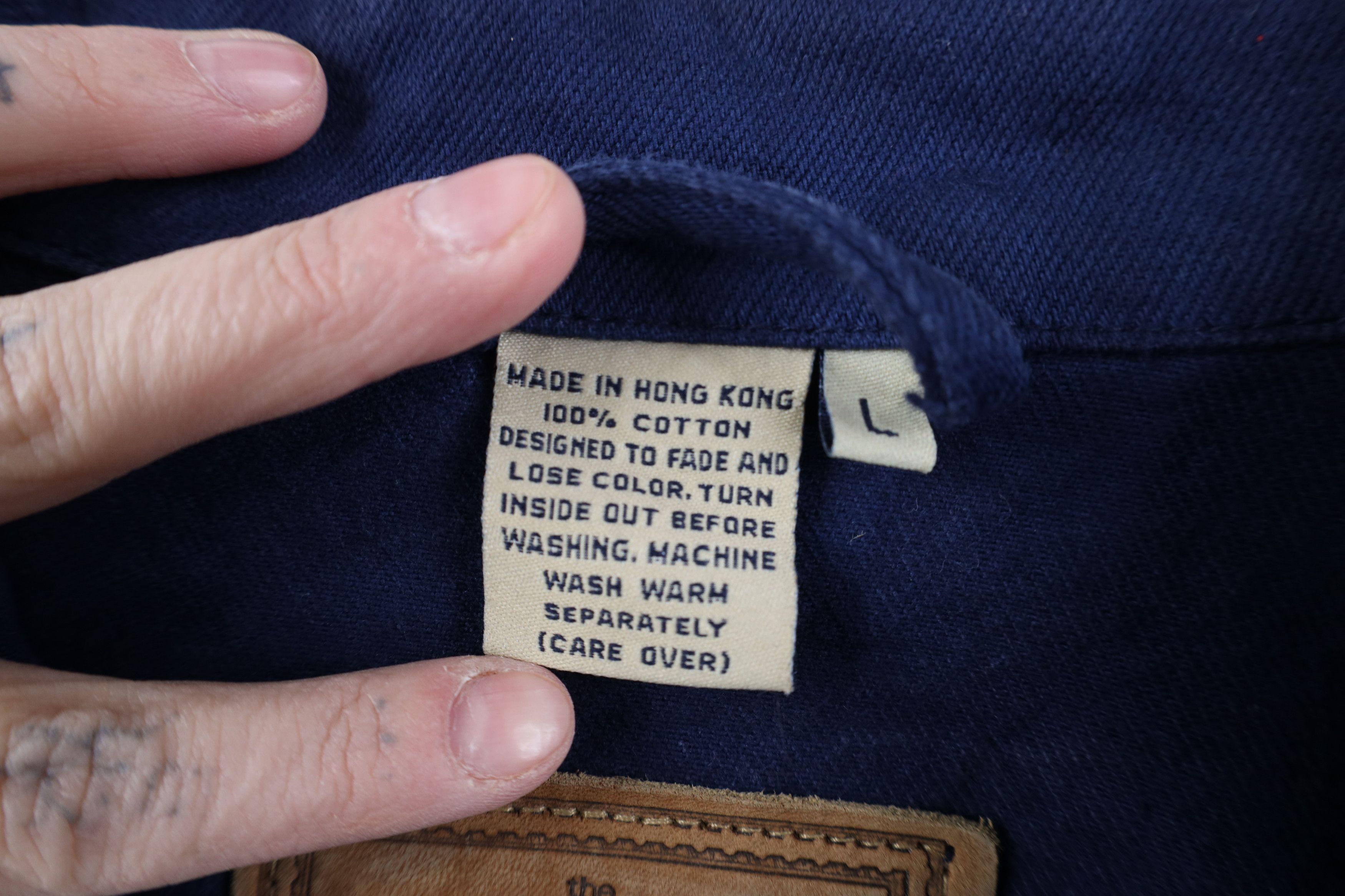 Calvin Klein Deadstock Vintage 90s Calvin Klein Jacket Navy Blue USA Size US L / EU 52-54 / 3 - 8 Thumbnail