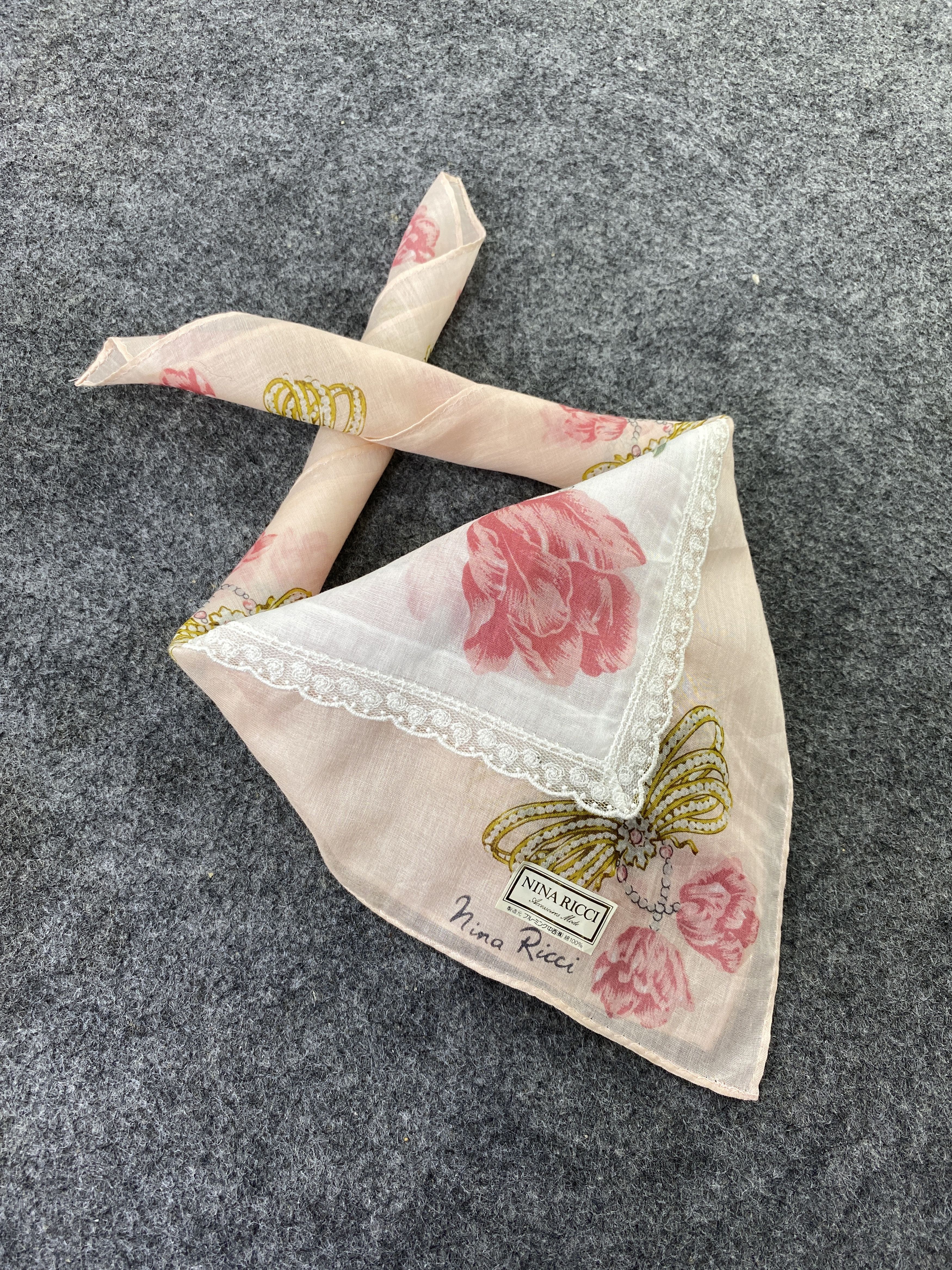 Nina Ricci Nina Ricci Handkerchief / Bandana / Neckerchief-B279 Size ONE SIZE - 1 Thumbnail