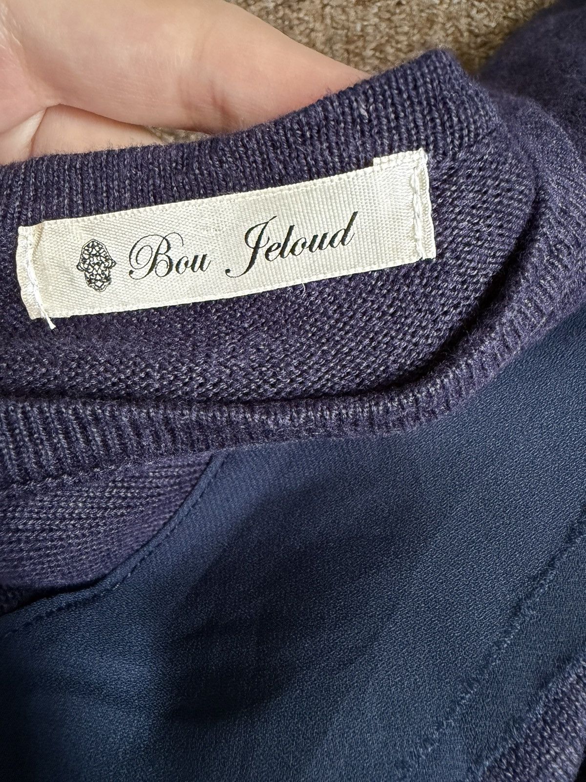 Aran Isles Knitwear Vintage Bou Jeloud Blouse Knitwear Sweater Size XS / US 0-2 / IT 36-38 - 9 Thumbnail