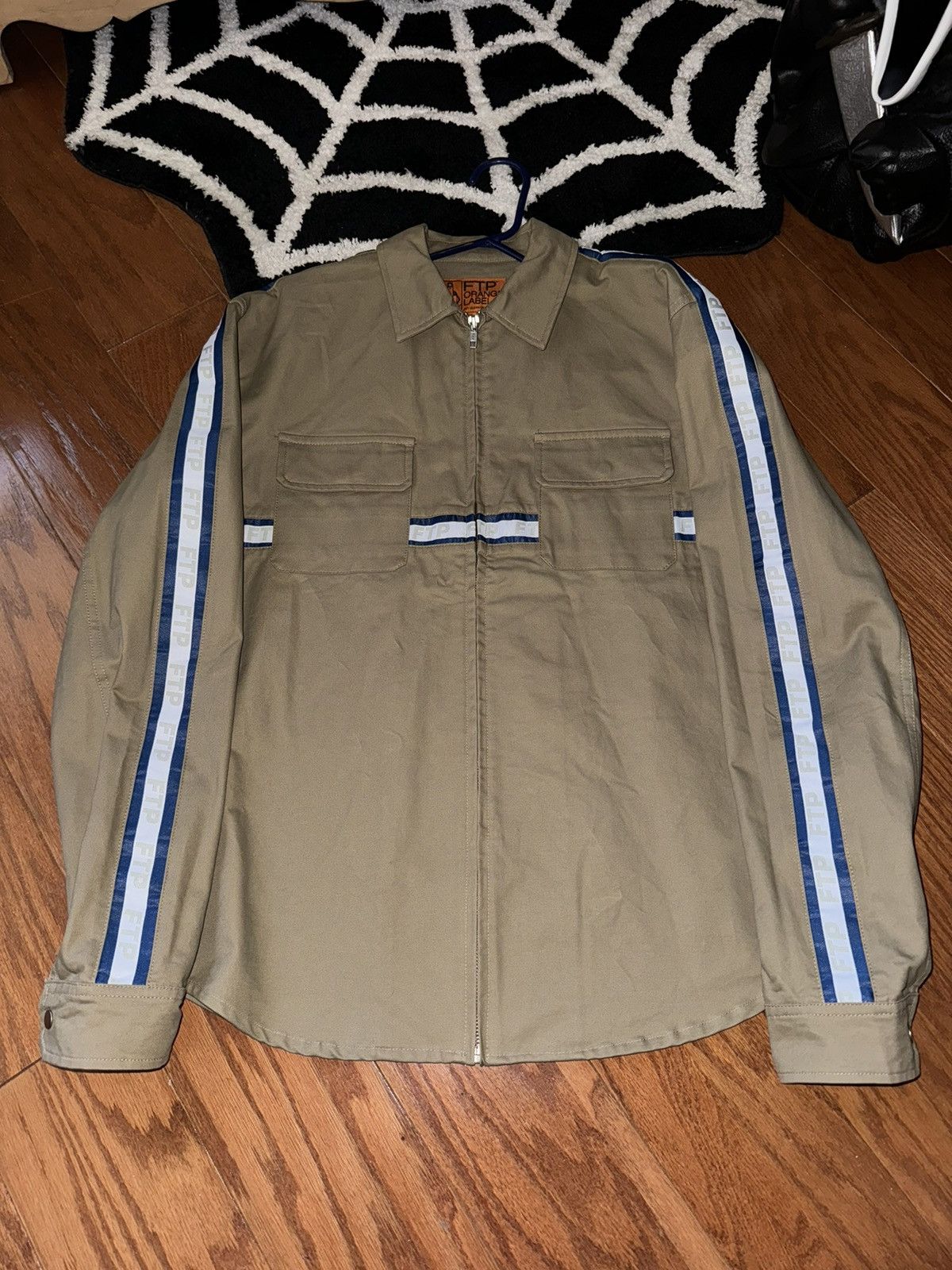 Fuck The Population LOGO TAPE ZIP UP WORK SHIRT Size US M / EU 48-50 / 2 - 1 Thumbnail