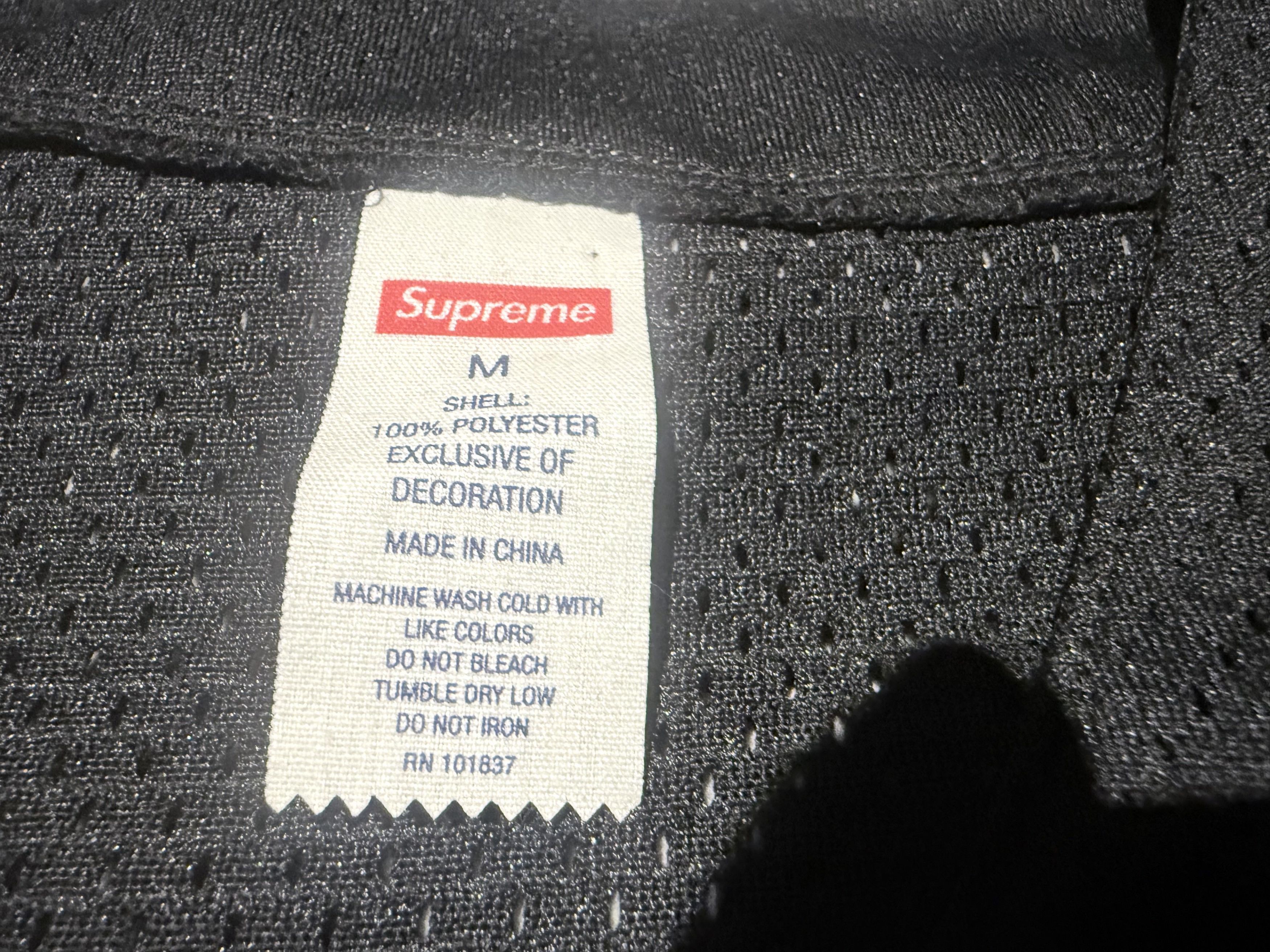 Supreme Supreme 25 Baseball Jersey Black Size M FW Release Size US M / EU 48-50 / 2 - 3 Thumbnail