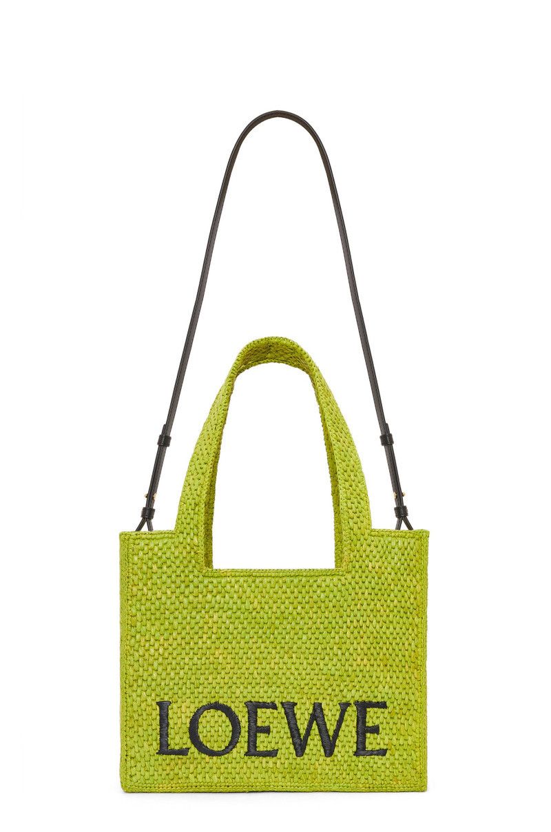 Loewe o1in1g0426 Size: OS / Medium Font Tote Bag in Meadow Green Size ONE SIZE - 4 Thumbnail