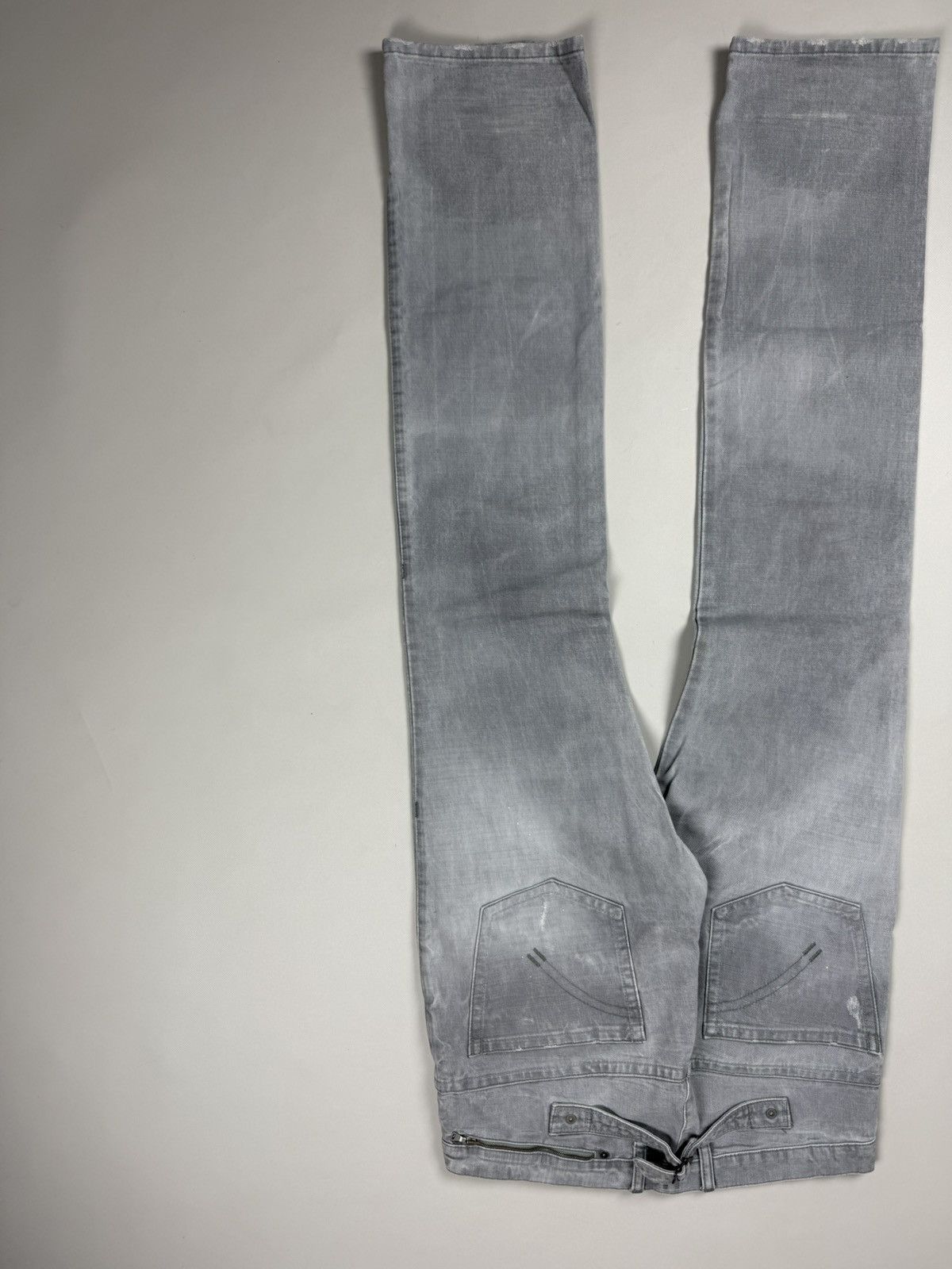 Neil Barrett Neil Barrett Men’s Back Buckle Distressed Denim Jeans Size US 34 / EU 50 - 18 Thumbnail