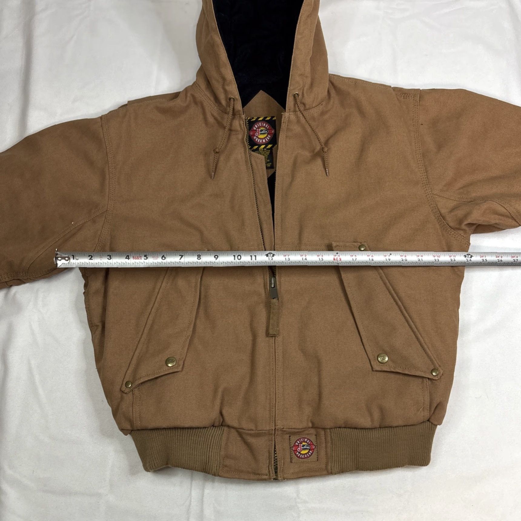 Justin Boots VINTAGE Justin Workwear Active Canvas Insulated Jacket Men’s Medium Brown Jacket Men’s Medium Brown Brown Canvas Insulated Jacket Justin Shoes? Size US M / EU 48-50 / 2 - 5 Thumbnail