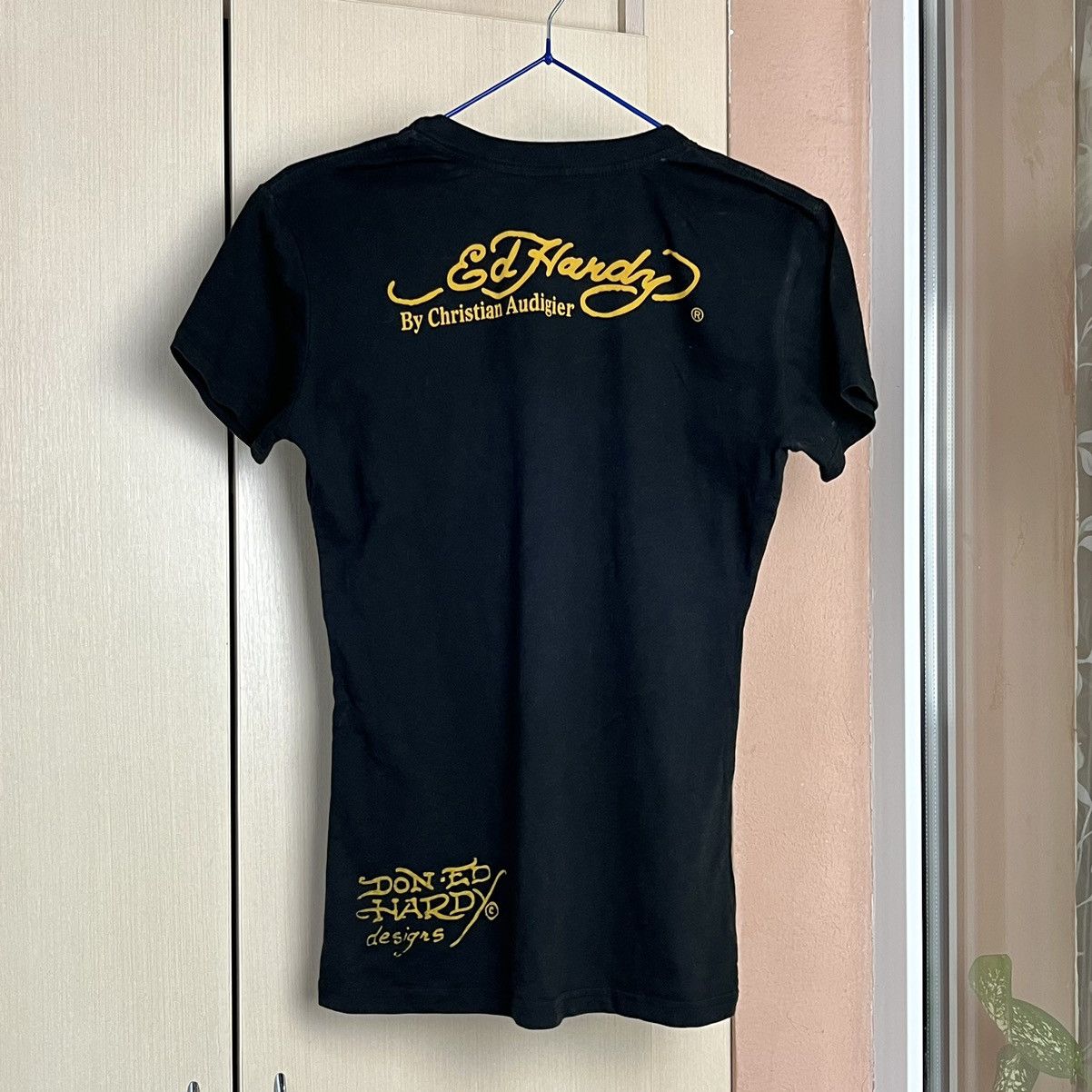 Christian Audigier × Ed Hardy × Vintage Vintage Ed Hardy T Shirt Christian Audigier Indians American Size US S / EU 44-46 / 1 - 5 Thumbnail