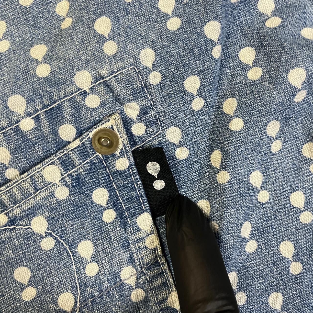 Yohji Yamamoto 2000s Mercibeaucoup Margiela Embroidery Jeans y2k Lgb Ifsix Size US 28 / EU 44 - 5 Thumbnail
