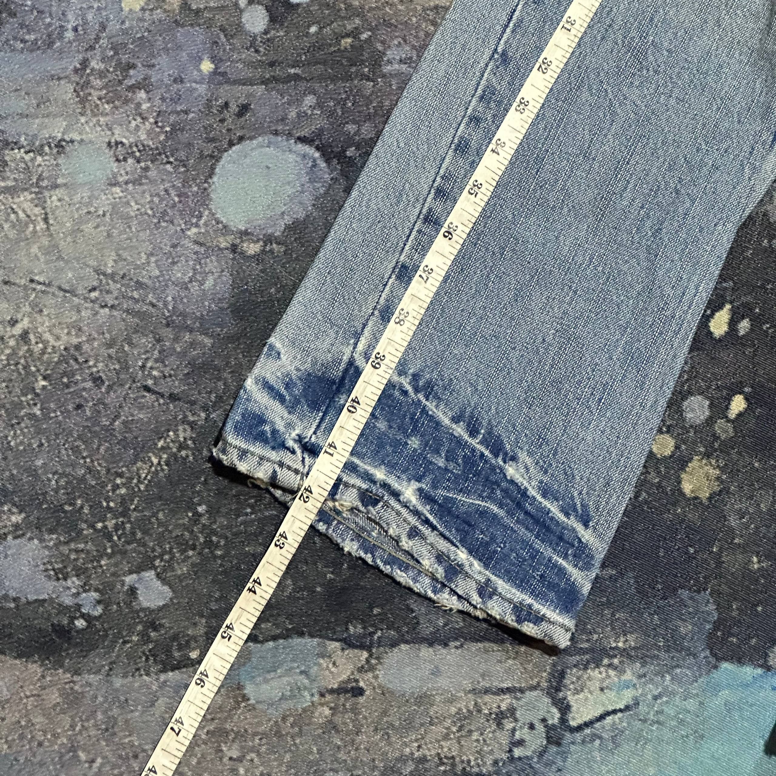 PPFM 2000s PPFM Punk Distressed Denim Pant Size US 32 / EU 48 - 20 Thumbnail