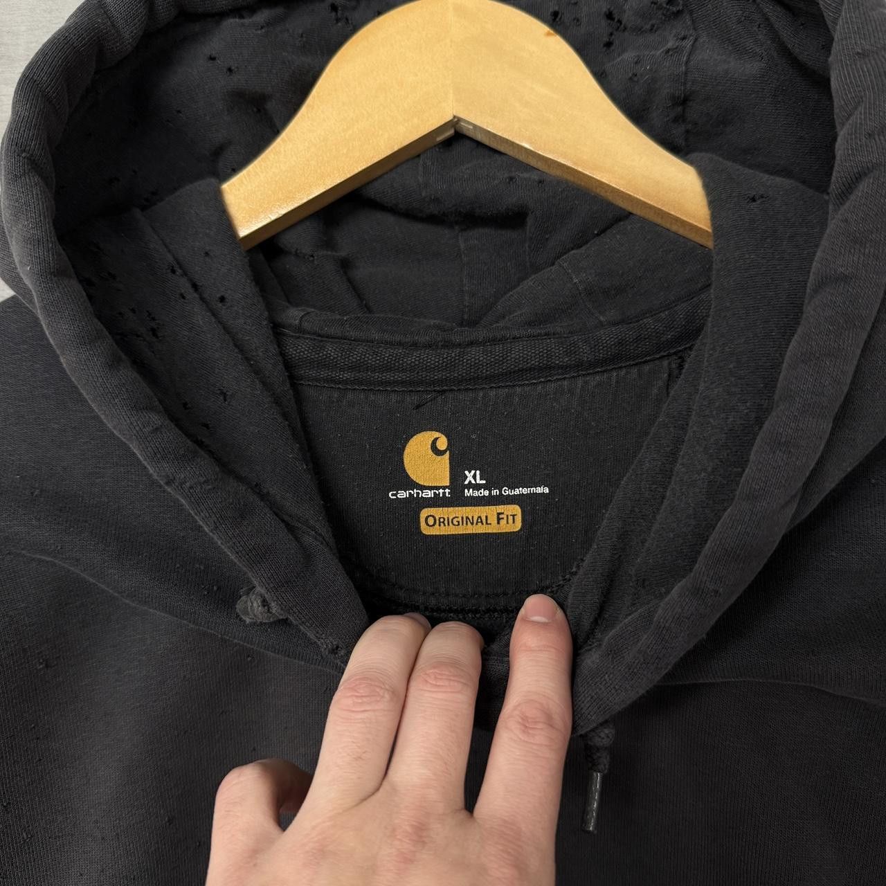 Carhartt Vintage Carhartt Faded and Distressed Defender Hoodie XL Size US XL / EU 56 / 4 - 3 Thumbnail