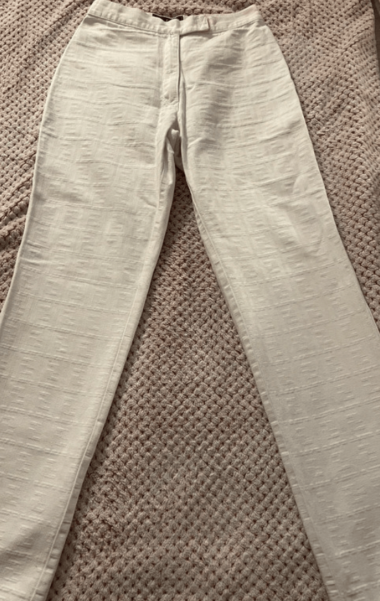 Fendi Fendi Trousers Pants Logo Straight Monogram 2000s EX0149 Size 40" / US 18 - 2 Thumbnail