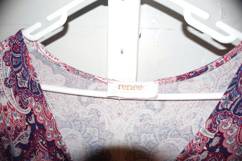 Other Renee C Red Blue paisley Dress XS Size XS / US 0-2 / IT 36-38 - 7 Thumbnail
