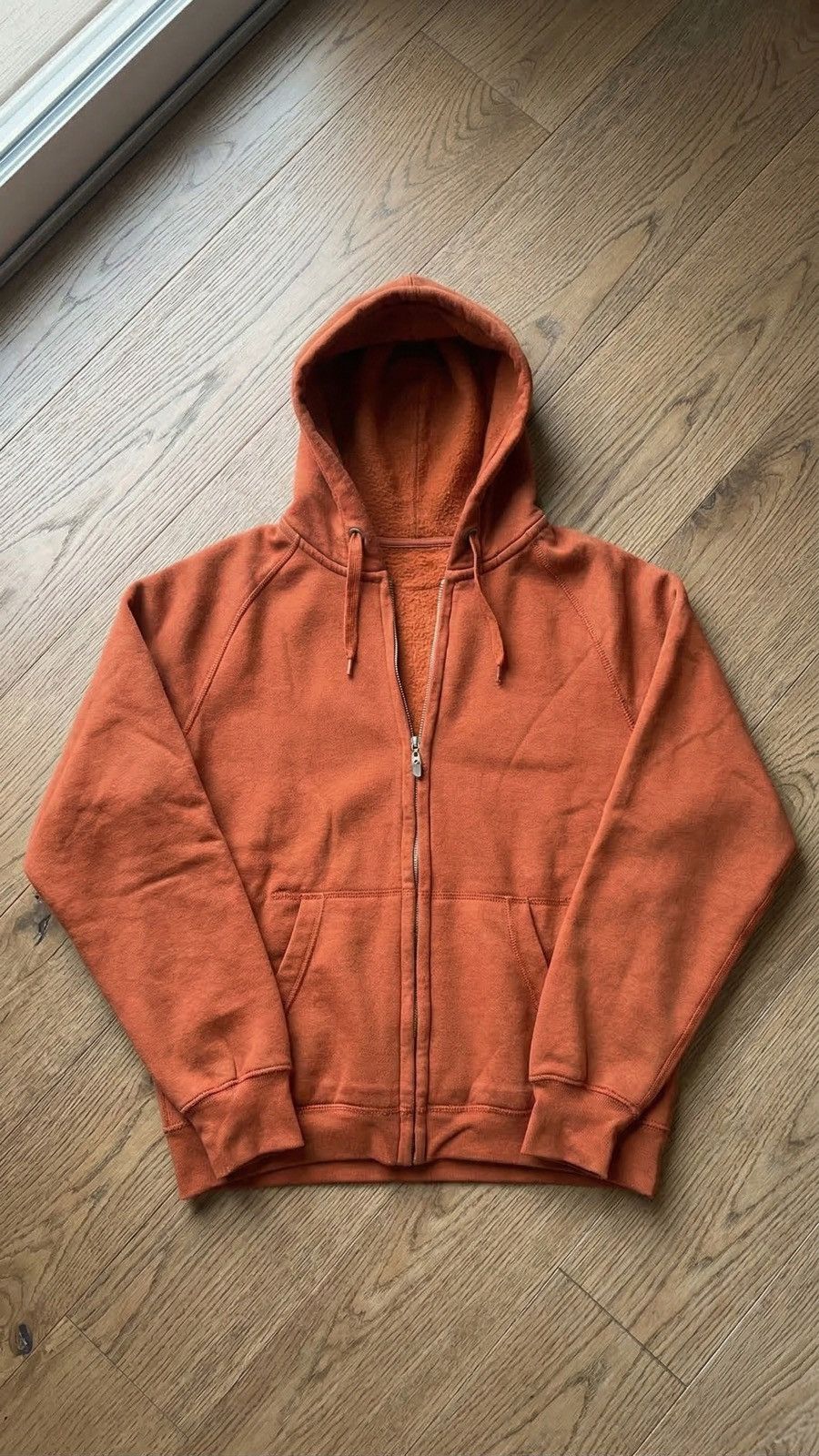 Other Cozy Women's Oversized Orange Zip-Up Hoodie Size L / US 10 / IT 46 - 5 Thumbnail