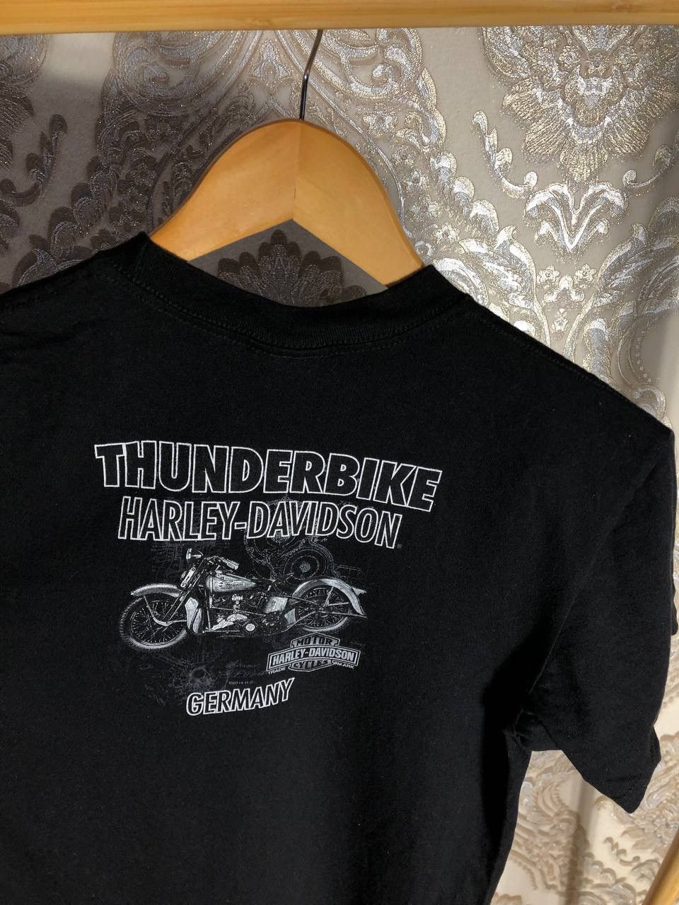 Harley Davidson × Vintage VERY RARE HARLEY DAVIDSON DOUBLE PRINTED GERMANY MOTORCYCLE Size US M / EU 48-50 / 2 - 5 Thumbnail