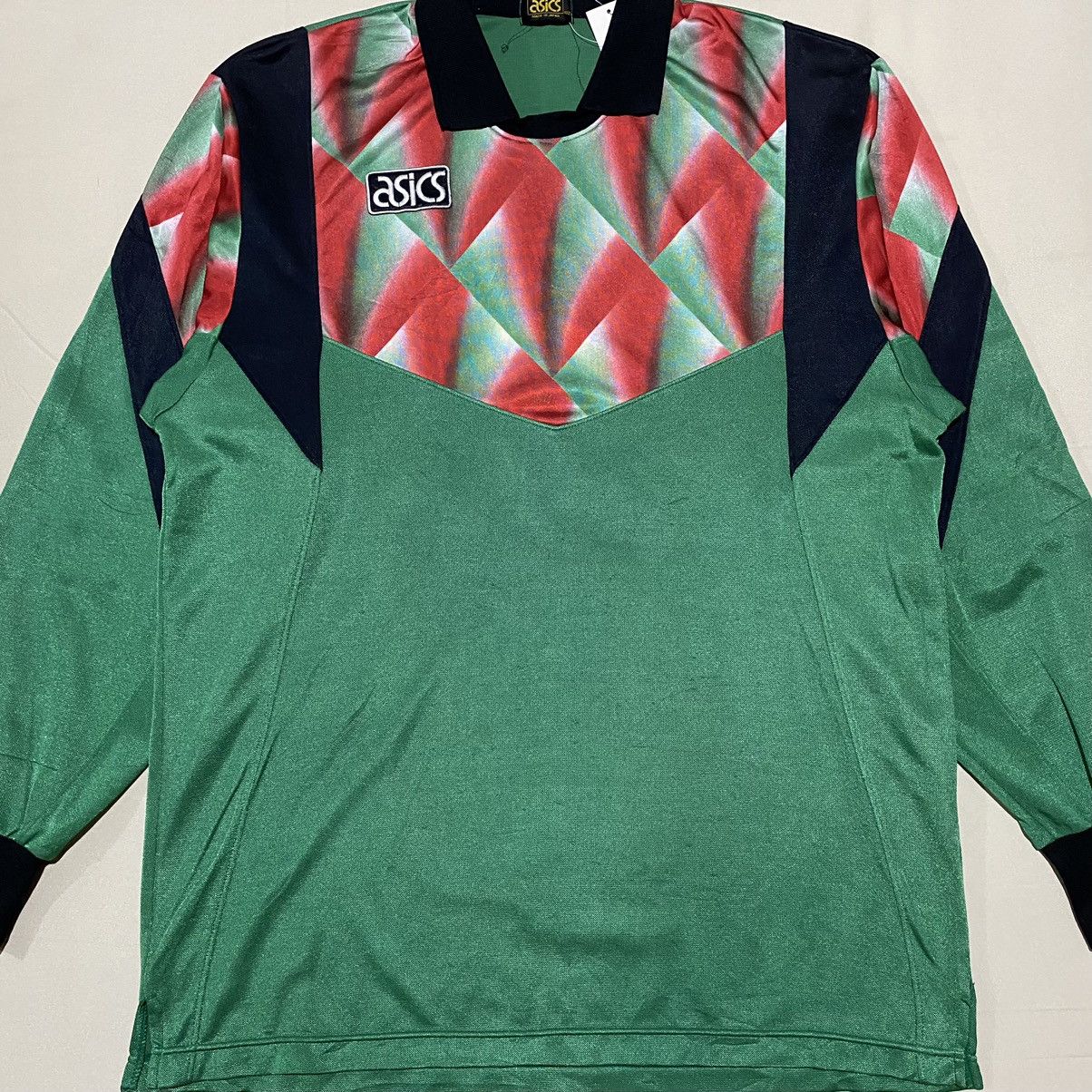 Asics × Vintage Vintage 90s Goalkeeper Asics Jersey Size US L / EU 52-54 / 3 - 3 Thumbnail