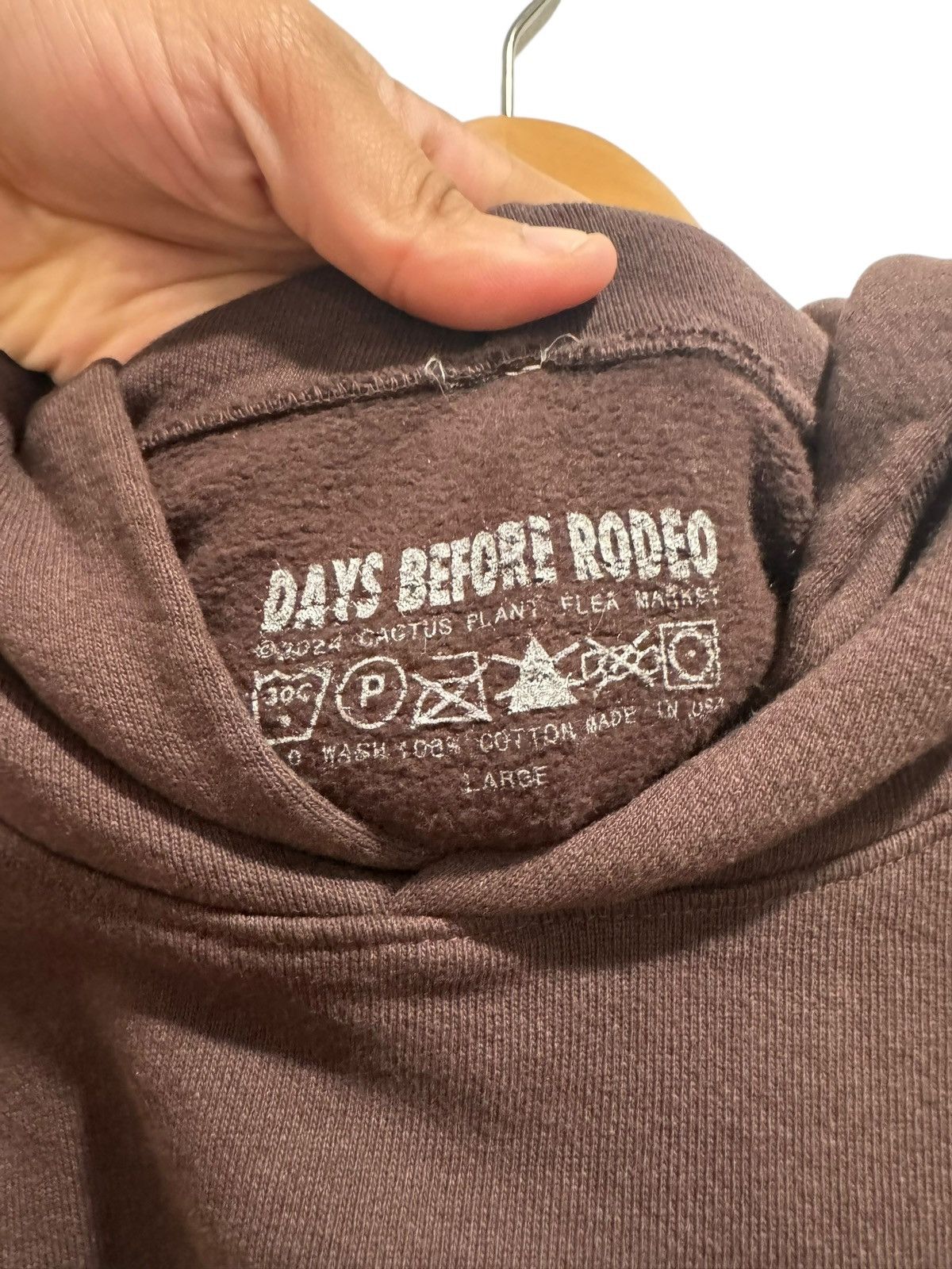 Cactus Plant Flea Market × Travis Scott Travis Scott x CPFM "Free Thugger" Hoodie Brown Size US L / EU 52-54 / 3 - 8 Thumbnail