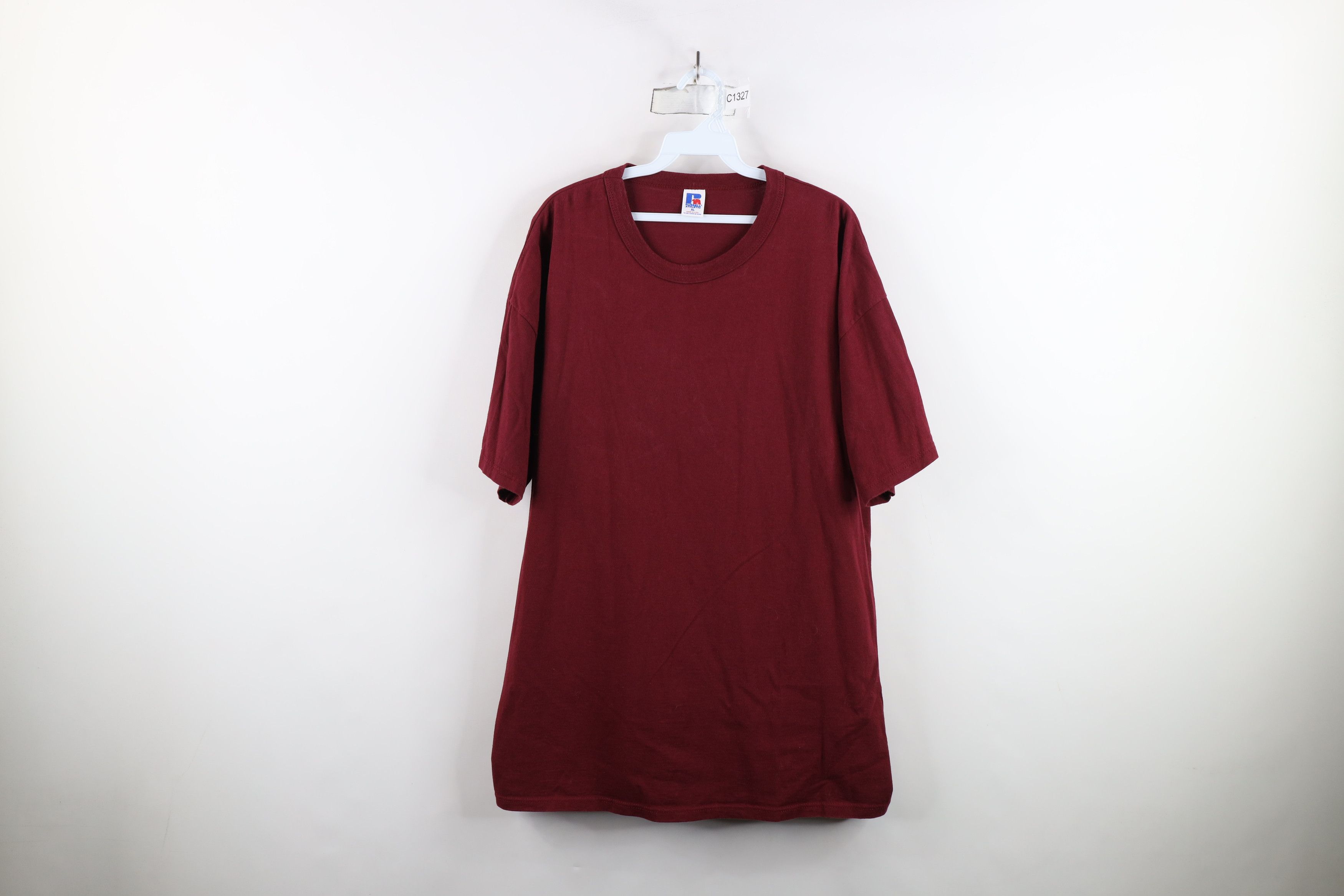 Russell Athletic × Vintage Vintage 90s Russell Athletic Short Sleeve T-Shirt Cotton USA Size US XL / EU 56 / 4 - 1 Thumbnail