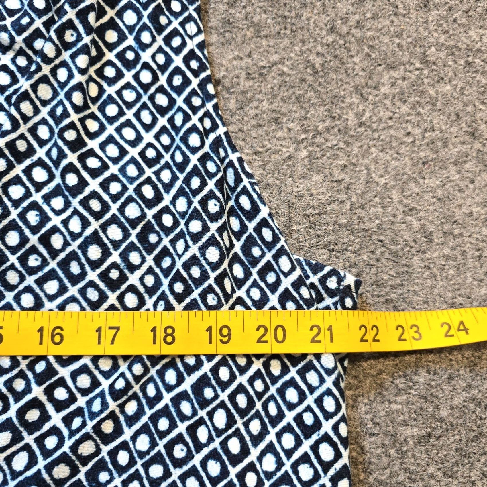 NIC+ZOE NIC+ZOE Dress Womens 2X Maxi Sleeveless Blue Stretch No Iron Travel Casual Long Knit Geometric V-Neck Pullover Summer Spring Current Era Size XXL / US 16-18 / IT 52-54 - 5 Thumbnail