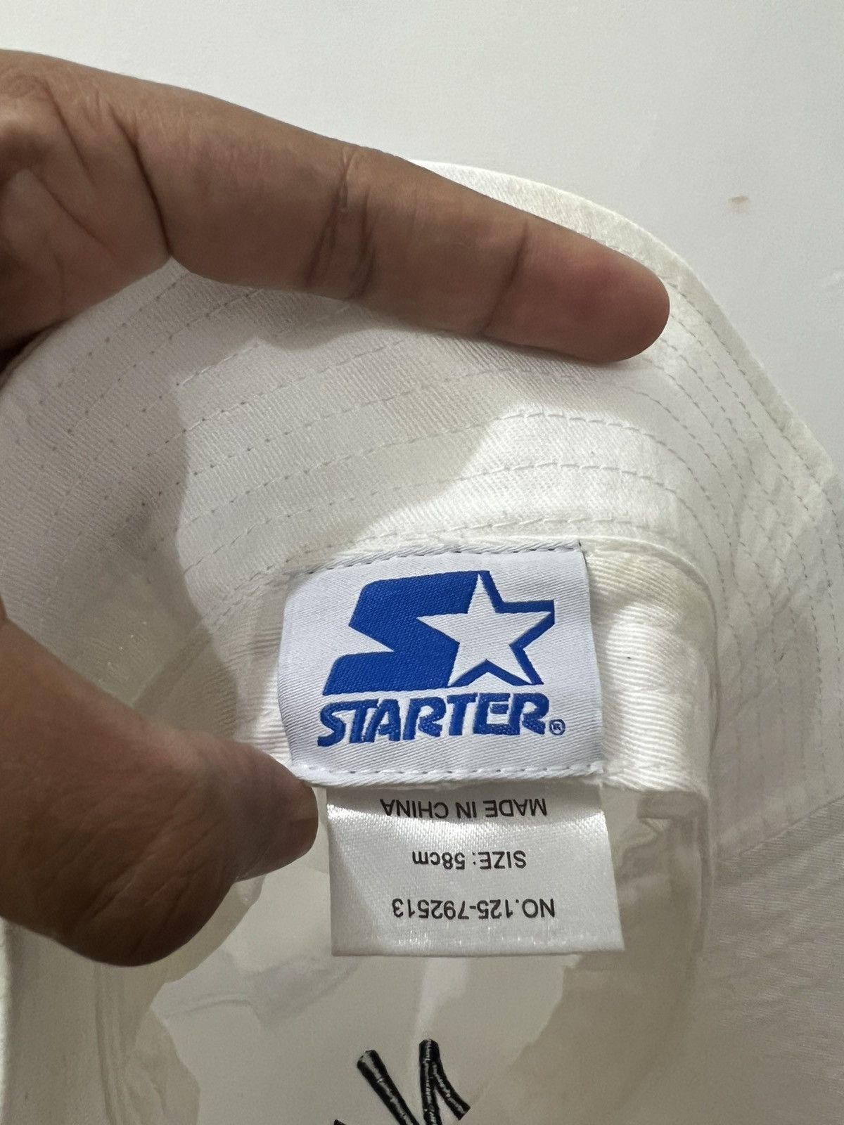 Japanese Brand Starter White Bucket Hat Size ONE SIZE - 14 Thumbnail