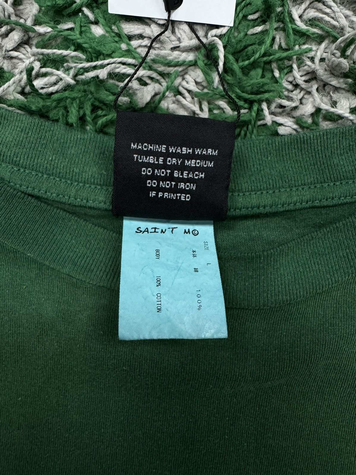 Saint Michael Saint Mx L/S Tee Green Creation Gift Large Size US L / EU 52-54 / 3 - 3 Thumbnail