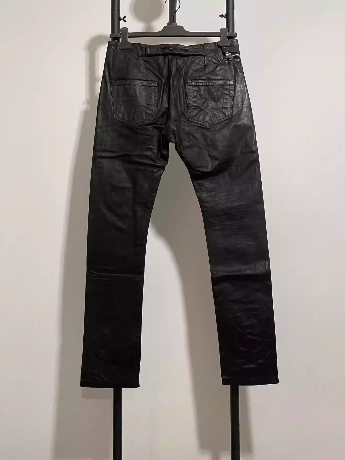 Rick Owens Rick Owens leather trousers-2505 Size US 32 / EU 48 - 2 Thumbnail