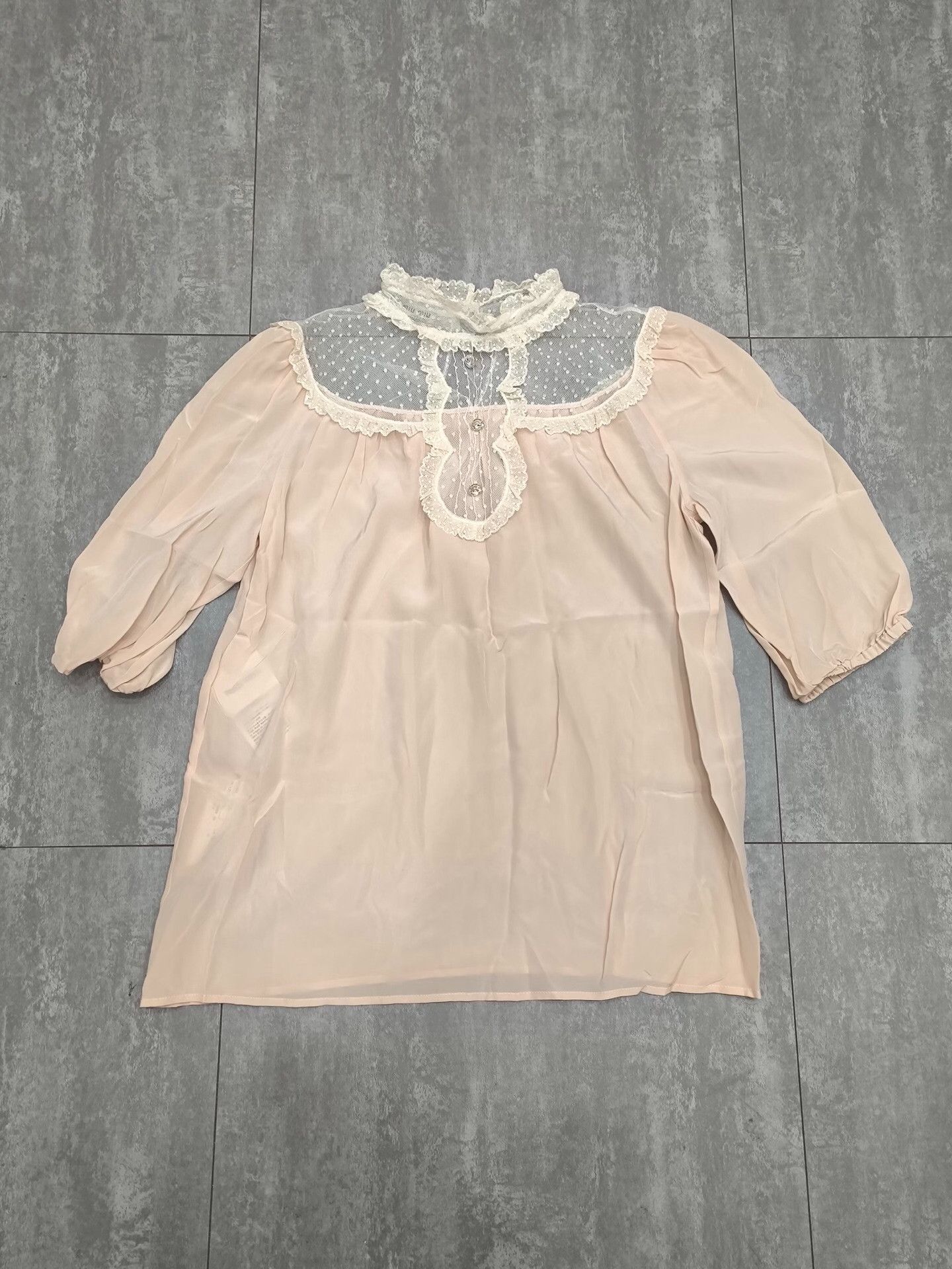 Miu Miu Miu Miu Pink Button Up S Women Size S / US 4 / IT 40 - 1 Thumbnail