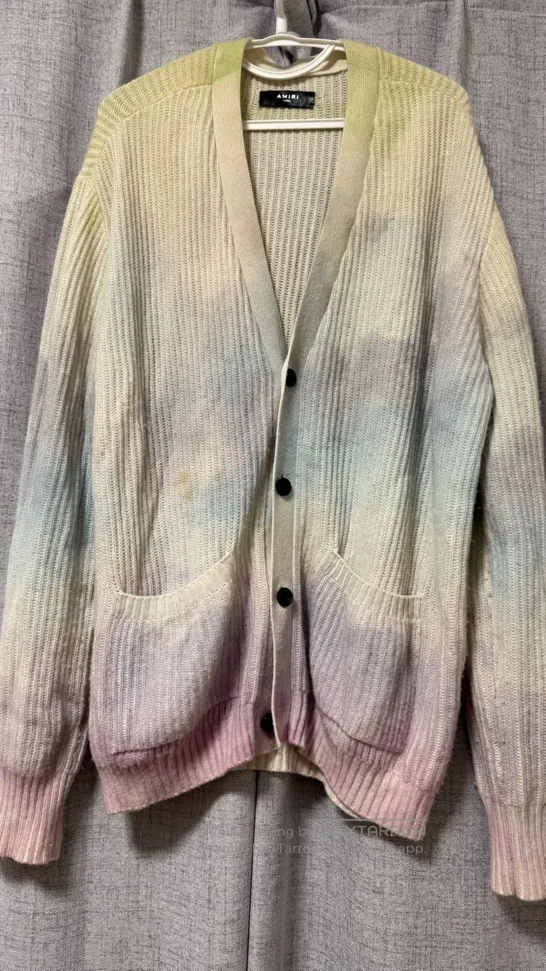 Amiri Amiri Tie-Dye Cardigan Size US L / EU 52-54 / 3 - 1 Thumbnail