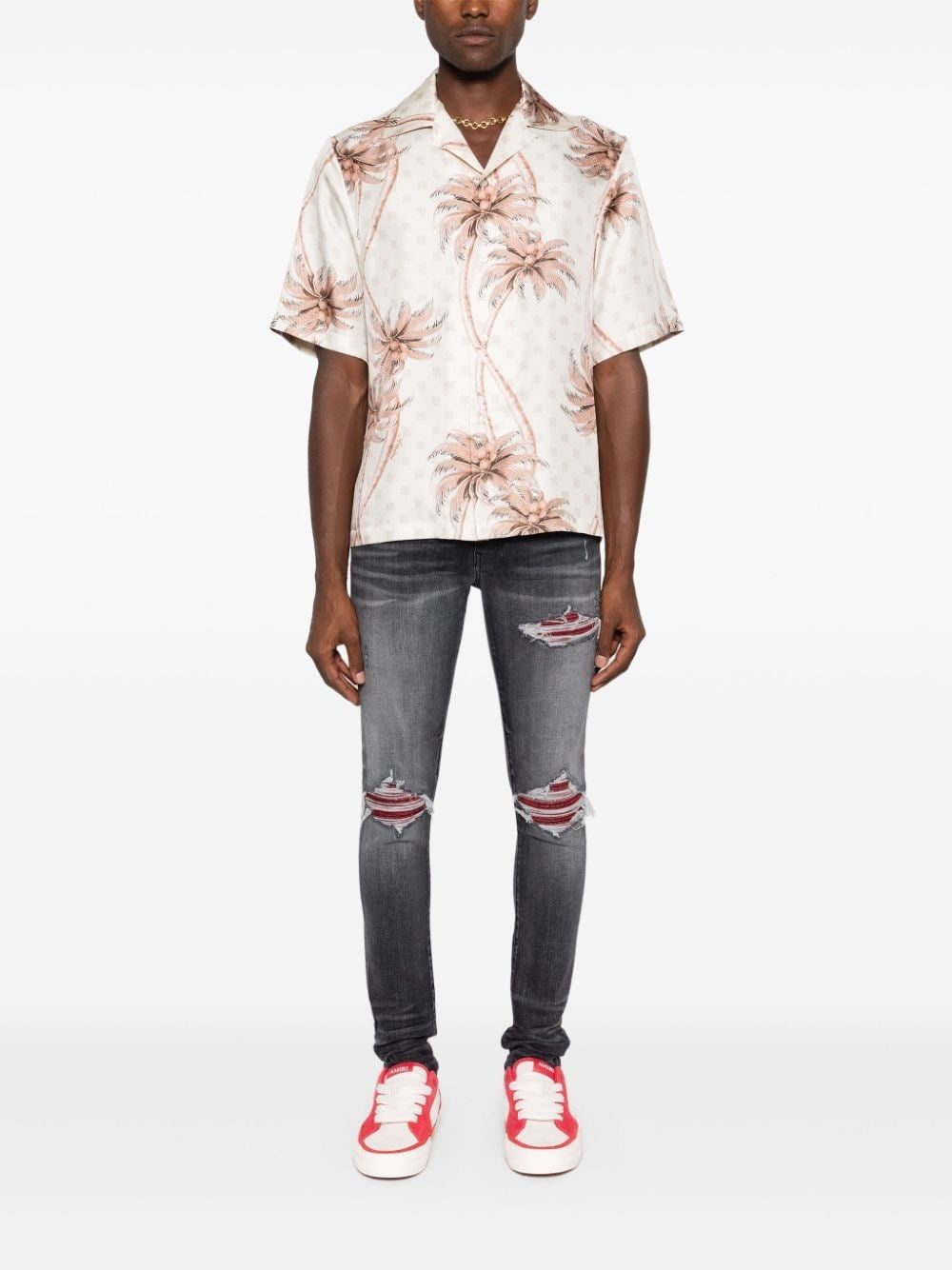 Amiri o1s1wg110825 MX1 Jeans in Black Size US 31 - 2 Thumbnail