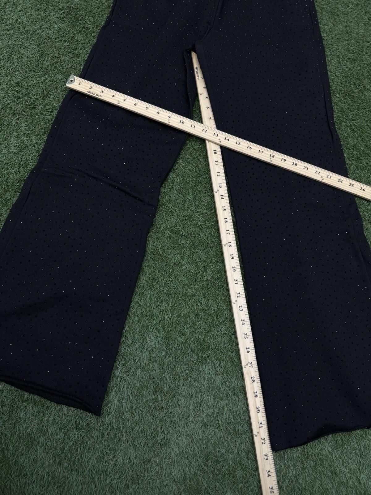 Saint Vanity Size M - Saint Vanity Black Rhinestone Sweatpants Authentic Size US 32 / EU 48 - 6 Thumbnail