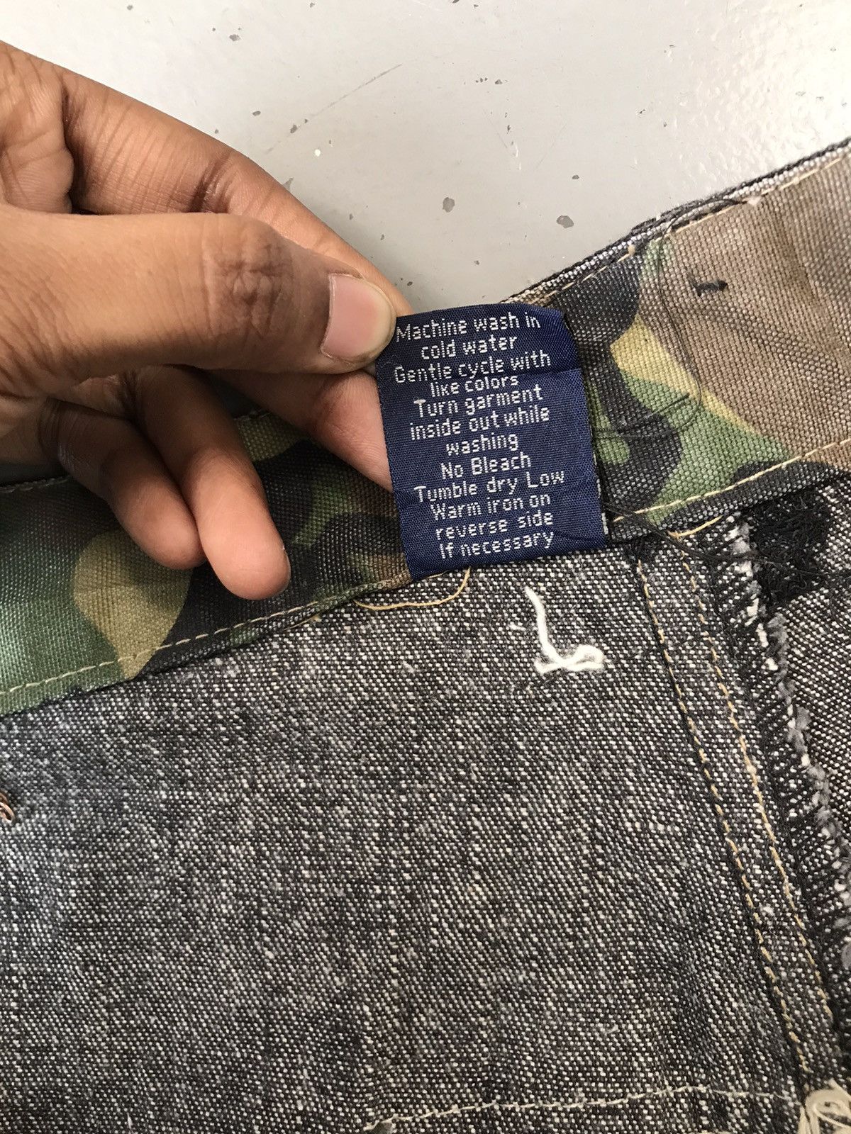 Vintage Vintage Y2K shoe patchwork baggy denim Size US 40 / EU 56 - 10 Thumbnail