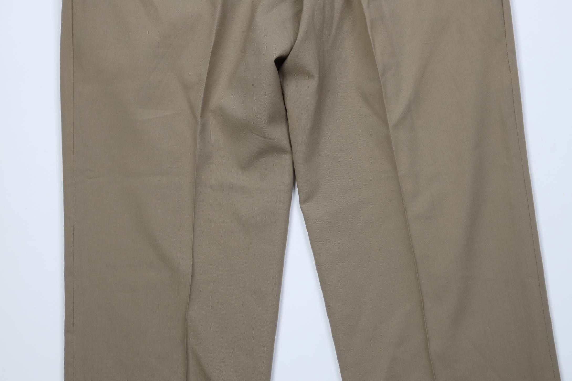 Vintage Vintage 90s Streetwear Gabardine Knit Wide Leg Chino Pants Size US 34 / EU 50 - 12 Thumbnail