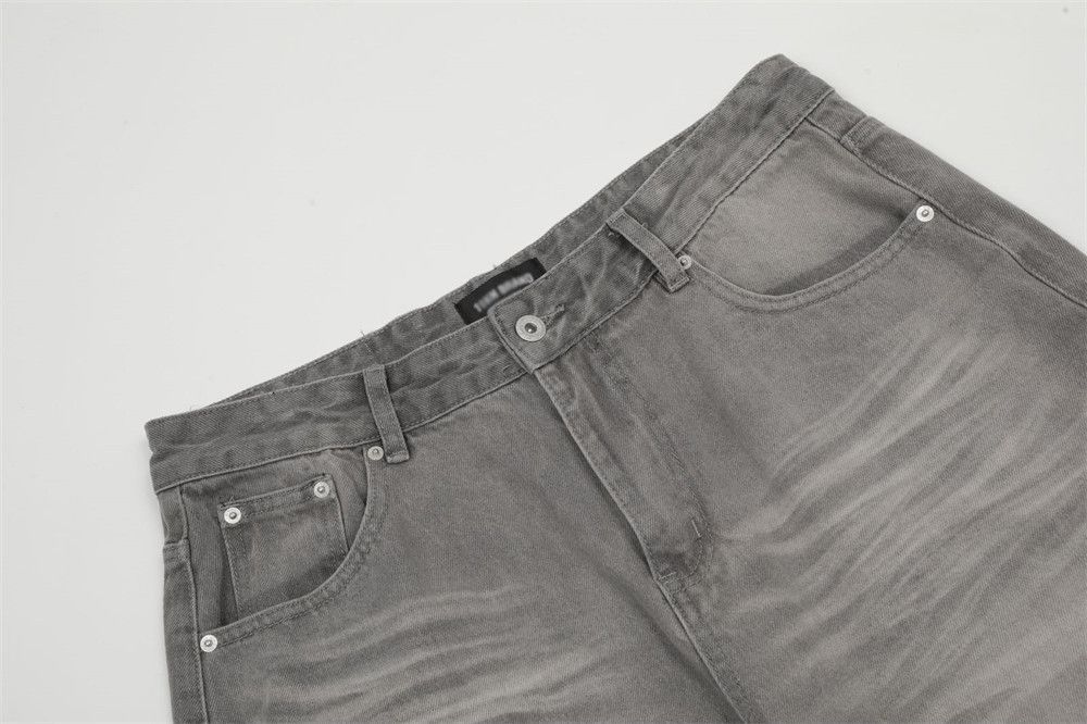 Japanese Brand × Jean Men's distressed wide-leg loose versize knee-ripped jeans Size US 32 / EU 48 - 5 Thumbnail