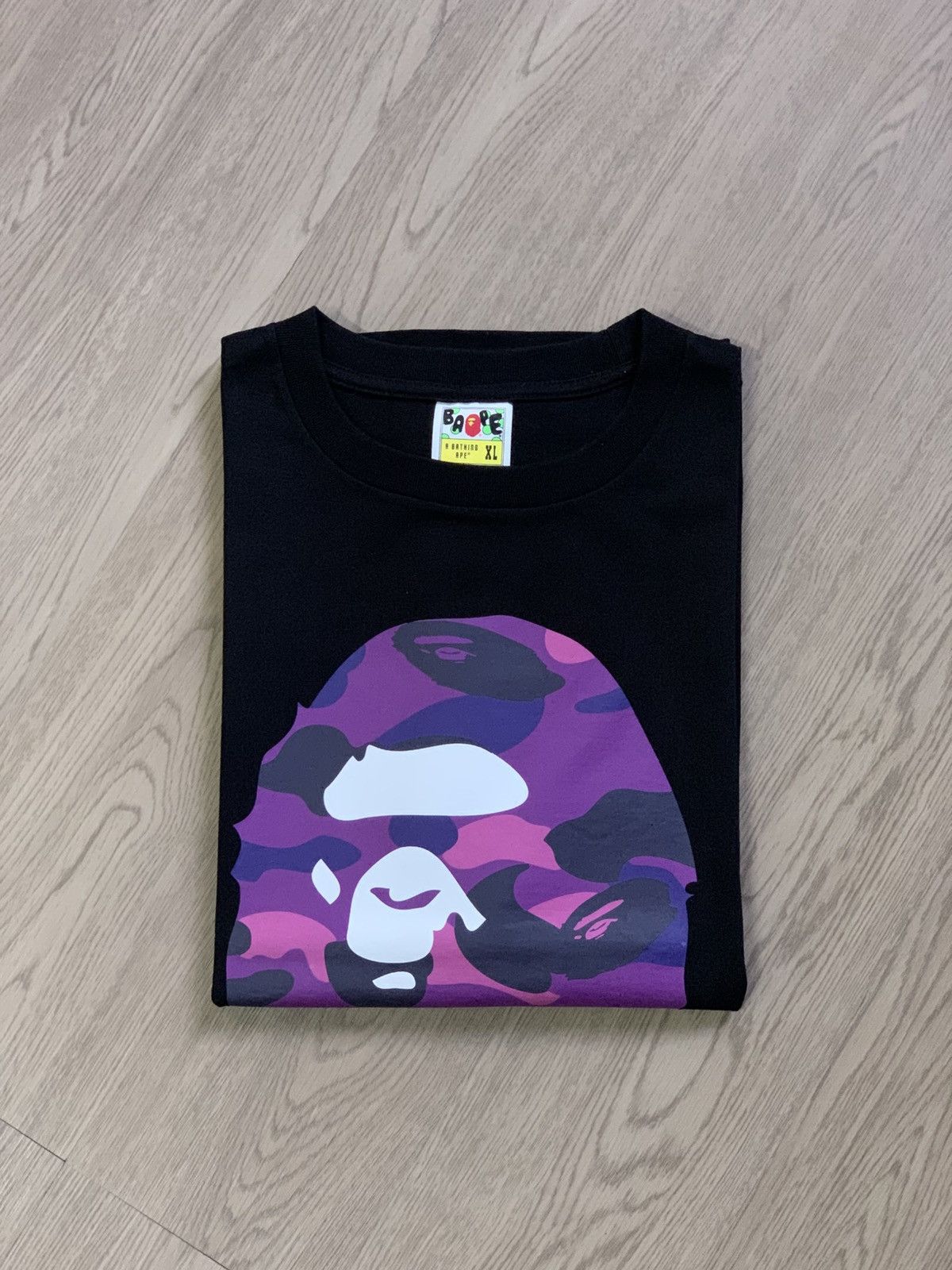 Bape Bape Camo Big head Double Sided Tshirt Size US XL / EU 56 / 4 - 1 Thumbnail