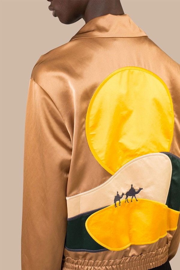 CMMN SWDN CMMN SWDN RODEO EMBROIDERED SATIN TRACK JACKET Size US XL / EU 56 / 4 - 2 Thumbnail