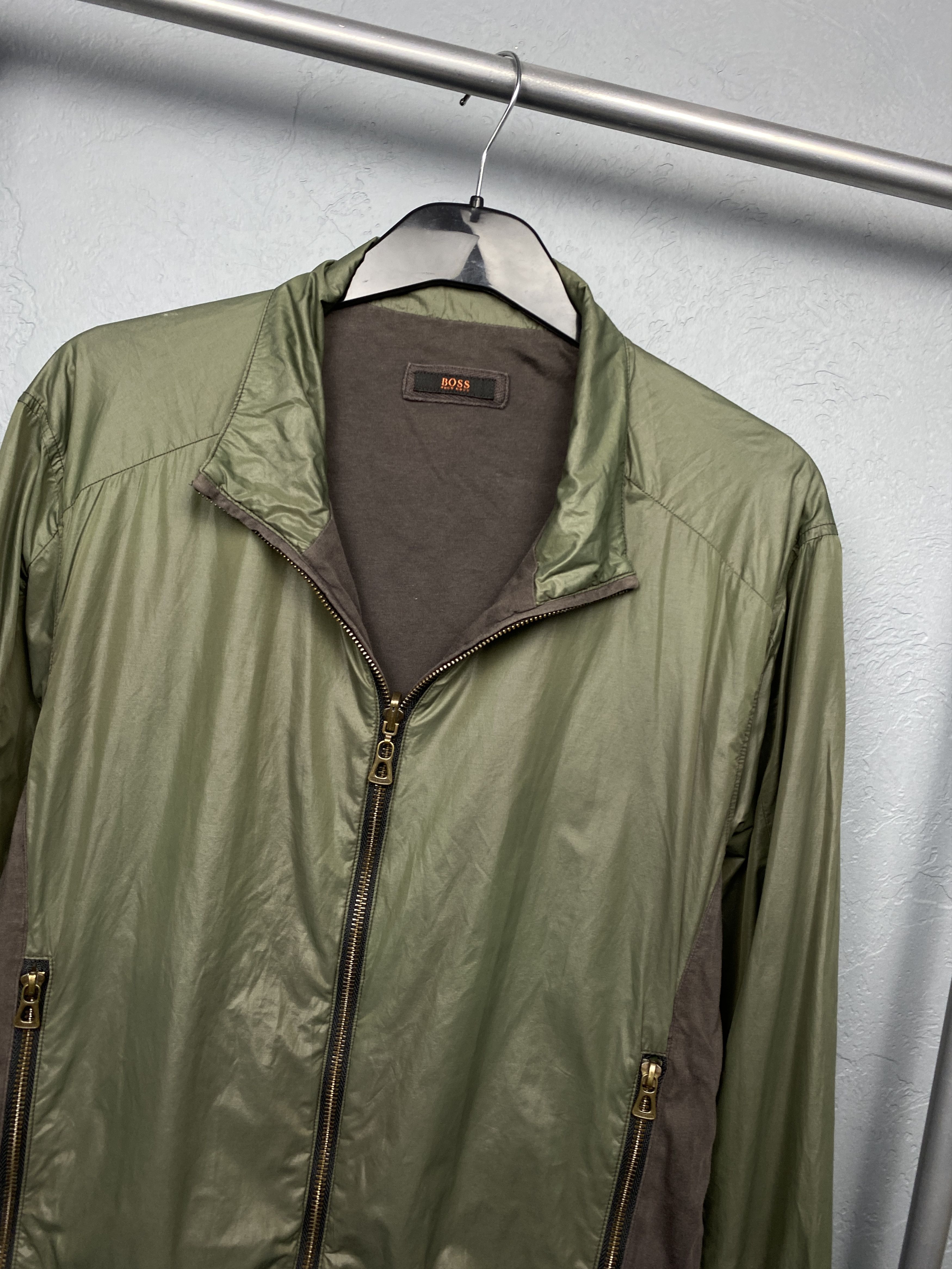 Hugo Boss × Vintage Hugo Boss Vintage Mens Reversible Nylon-Cotton Jacket Size US L / EU 52-54 / 3 - 2 Thumbnail