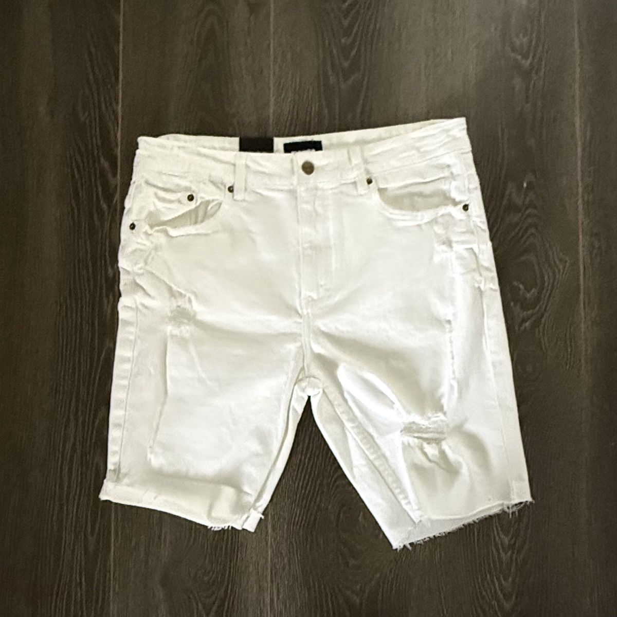 Insight Insight Revolver Distressed Denim Shorts 32 Size US 32 / EU 48 - 1 Thumbnail