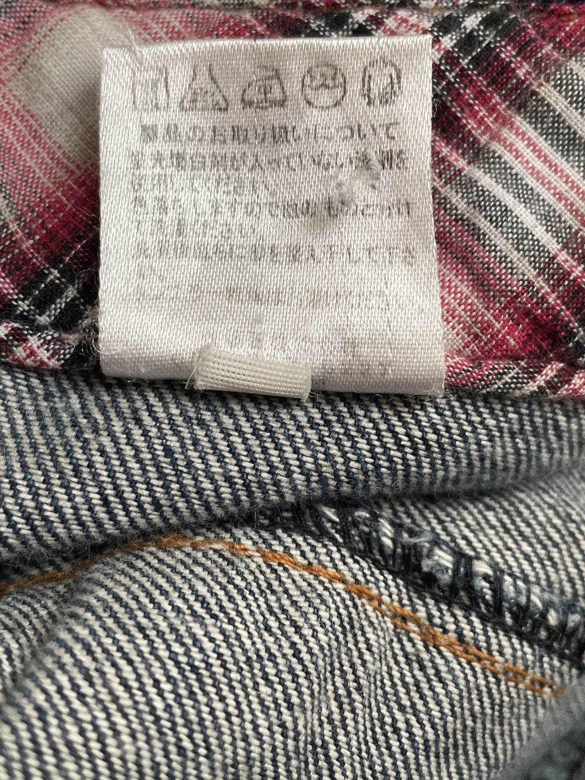 If Six Was Nine × Japanese Brand × Le Grande Bleu (L.G.B.) Vintage Japanese Brand Nylaus Double Waist Jeans 1990s Size US 30 / EU 46 - 13 Thumbnail