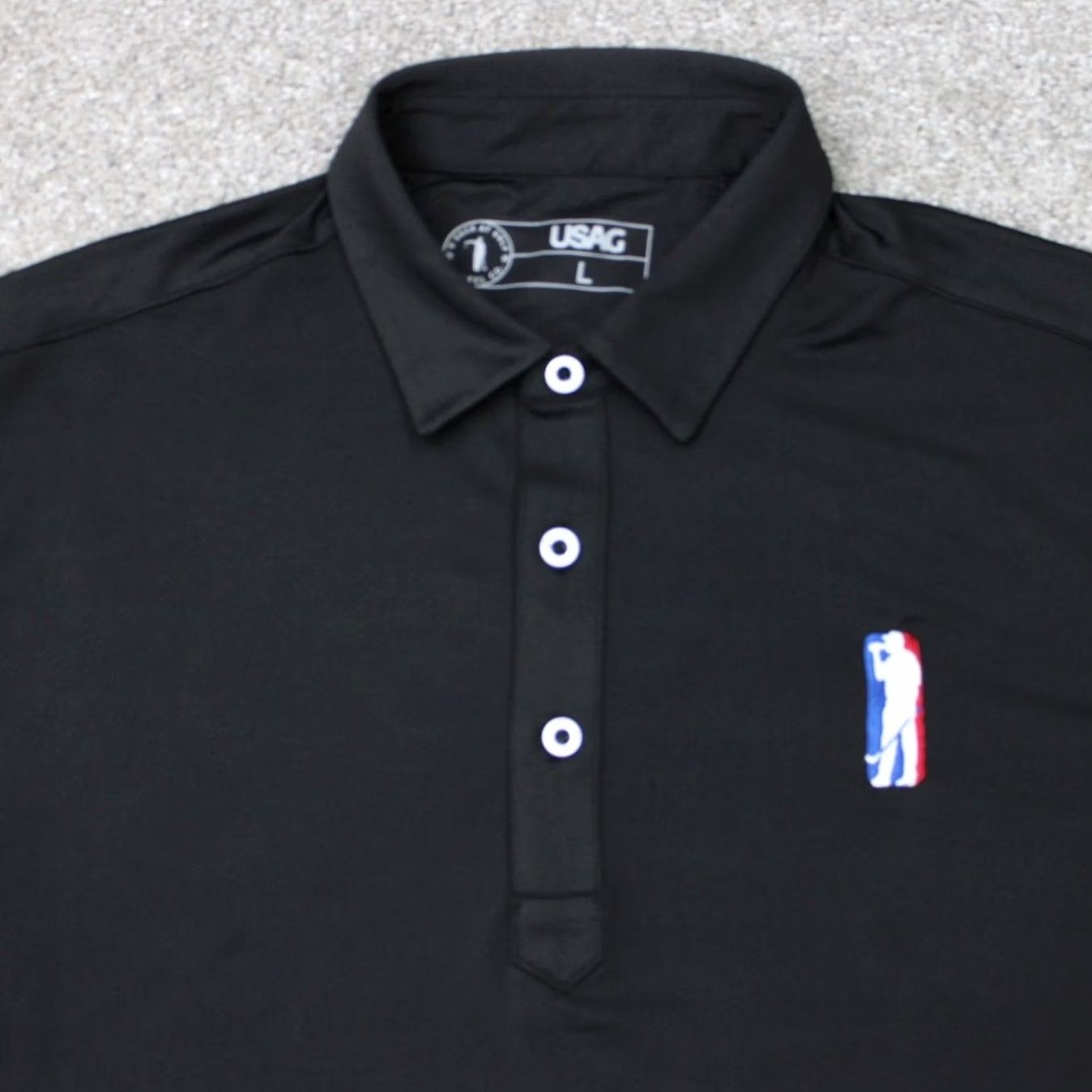 Vintage VINTAGE You Suck at Golf Polo Shirt Mens Large Black Short Sleeve Polyester Blend Stretch Polo Shirt Size US L / EU 52-54 / 3 - 4 Thumbnail