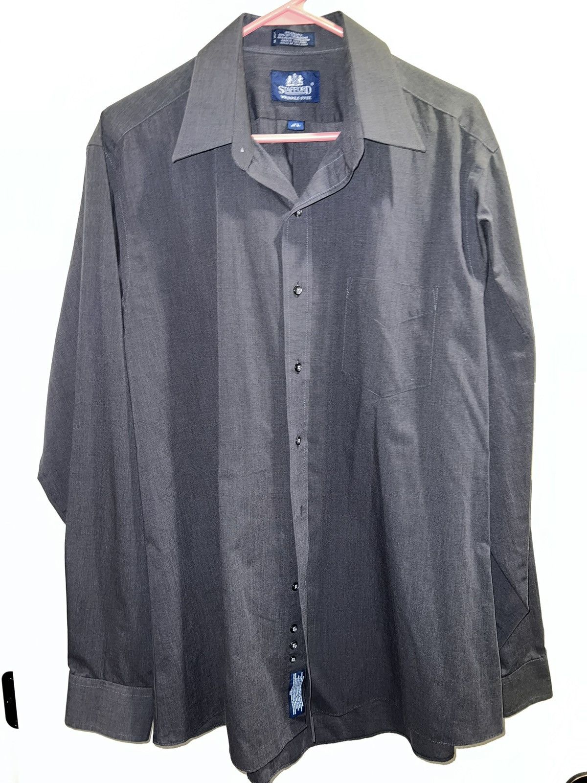Stafford Stafford Gray Dress Shirt. Size US XL / EU 56 / 4 - 1 Thumbnail