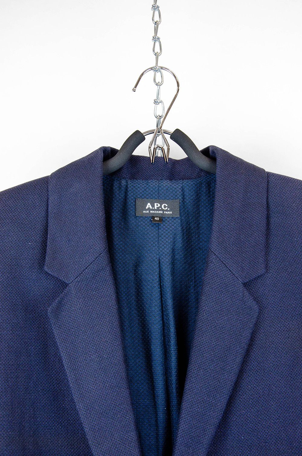 A.P.C. A.P.C. Rue Madame Linen Blazer - Size 40 Size S / US 4 / IT 40 - 4 Thumbnail