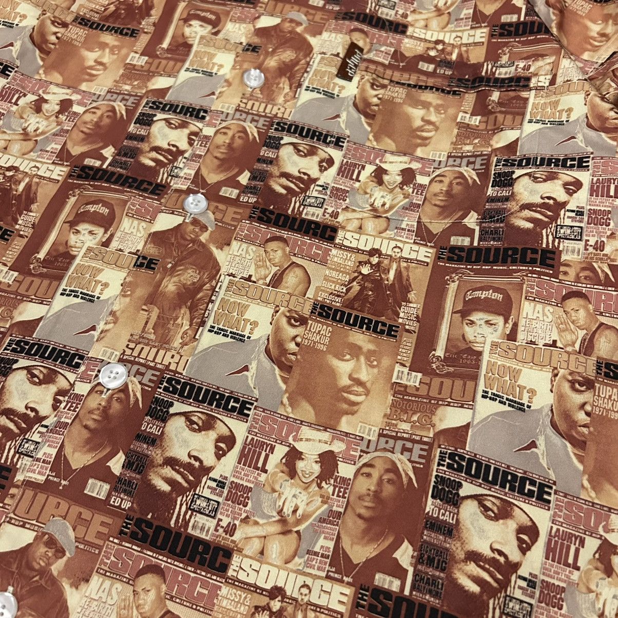Enyce × Rap Tees × Vintage Crazy Vintage 90s Enyce The Source Rap Button Up Shirt Tupac Size US XXL / EU 58 / 5 - 4 Thumbnail