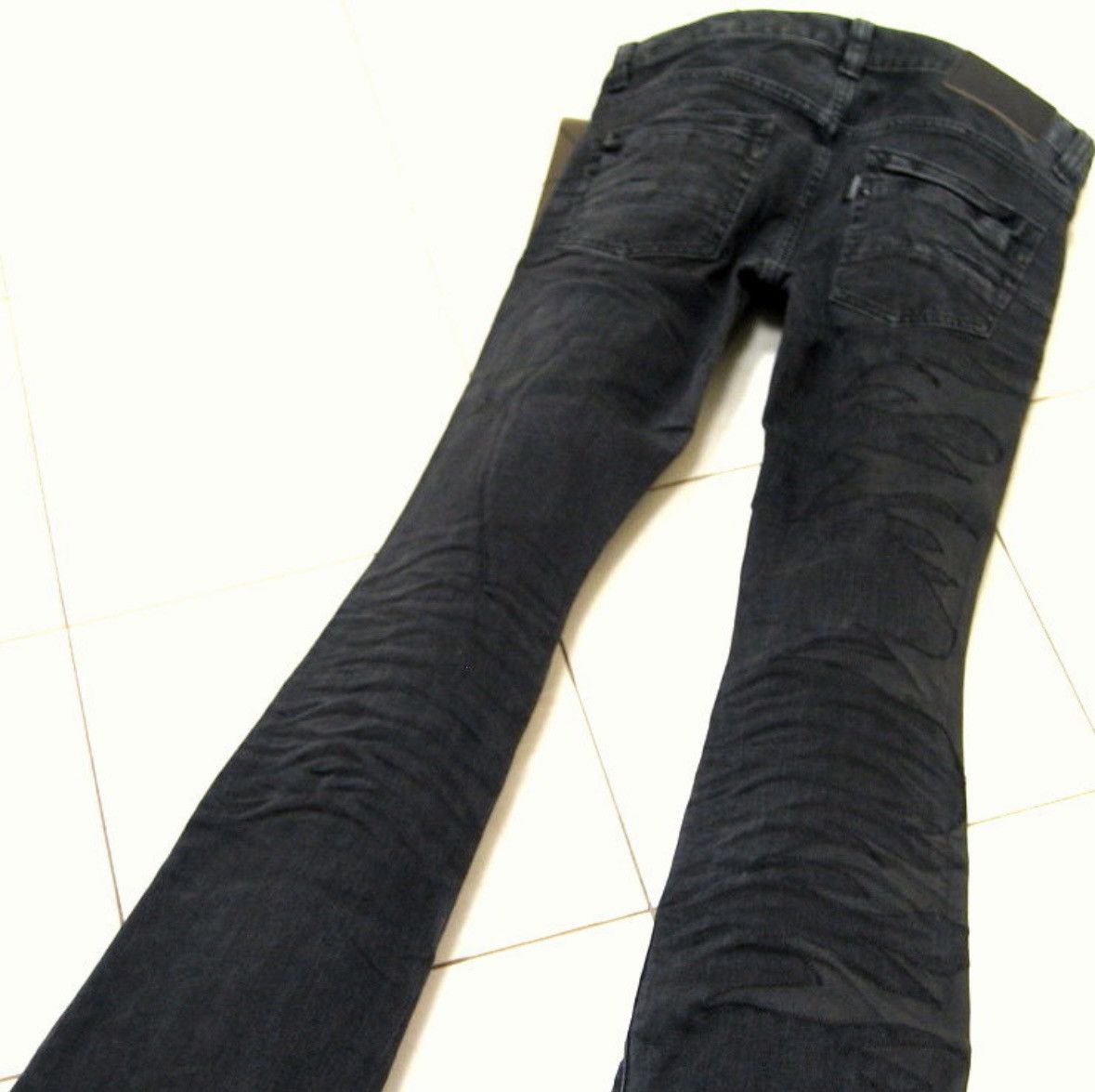 Tornado Mart Tornado Mart Fire Stitch Flare Jeans Size US 33 - 5 Thumbnail