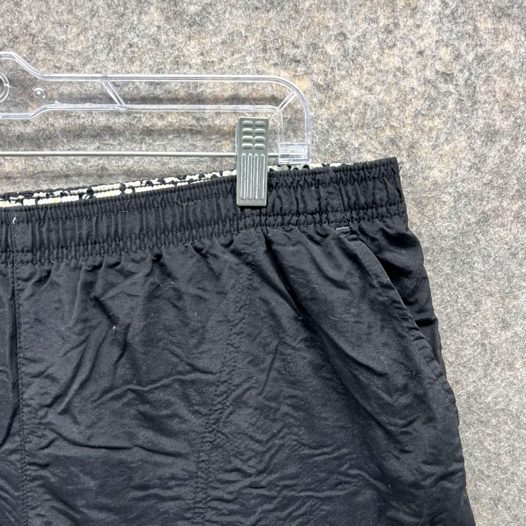 Vintage Columbia Shorts Women Large UPF Black Sandy River Elastic Waist Swim Trunks Size 36" / US 14 / IT 50 - 4 Thumbnail