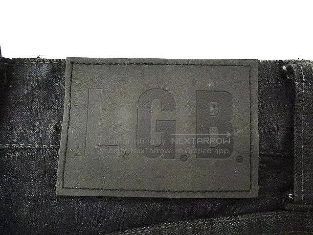 Le Grande Bleu (L.G.B.) Black Distressed Denim Jeans Size 30. Size US 30 / EU 46 - 3 Thumbnail