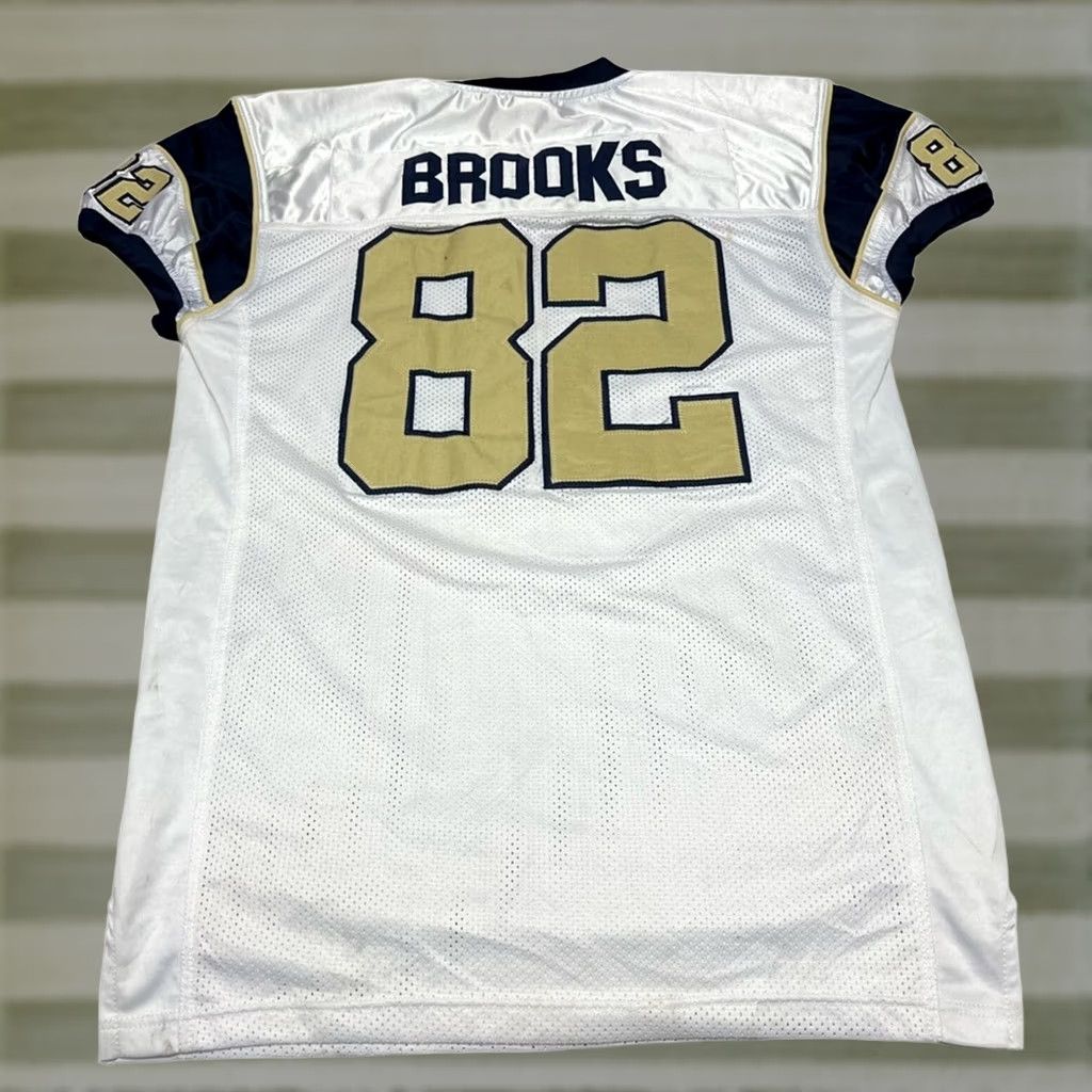 Brooks USFA Semi-Pro Football Game Used Bruins Jersey #82 Brooks XL White Mens T-Shirt 1 of 1 Size US XL / EU 56 / 4 - 1 Thumbnail