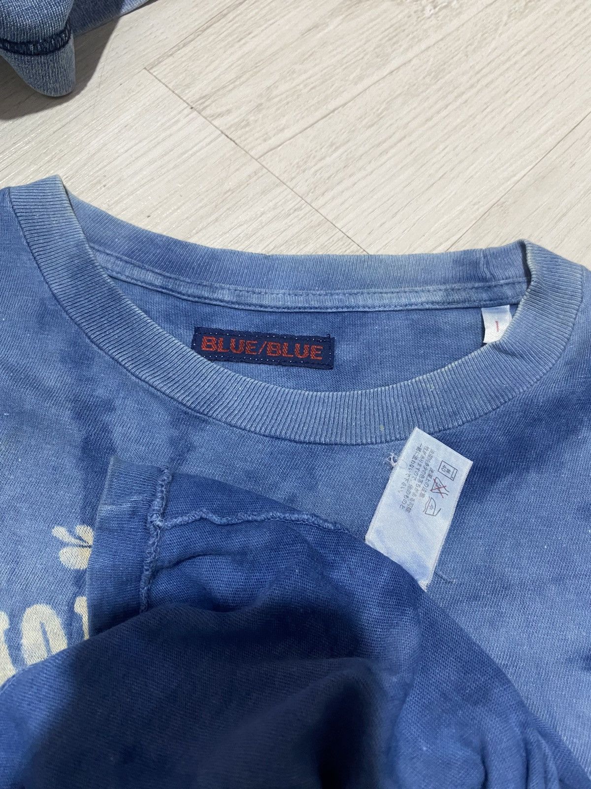 Blue Blue Japan Vtg hollywood ranch market 13 blue blue japan dyed tshirt Size US M / EU 48-50 / 2 - 5 Thumbnail