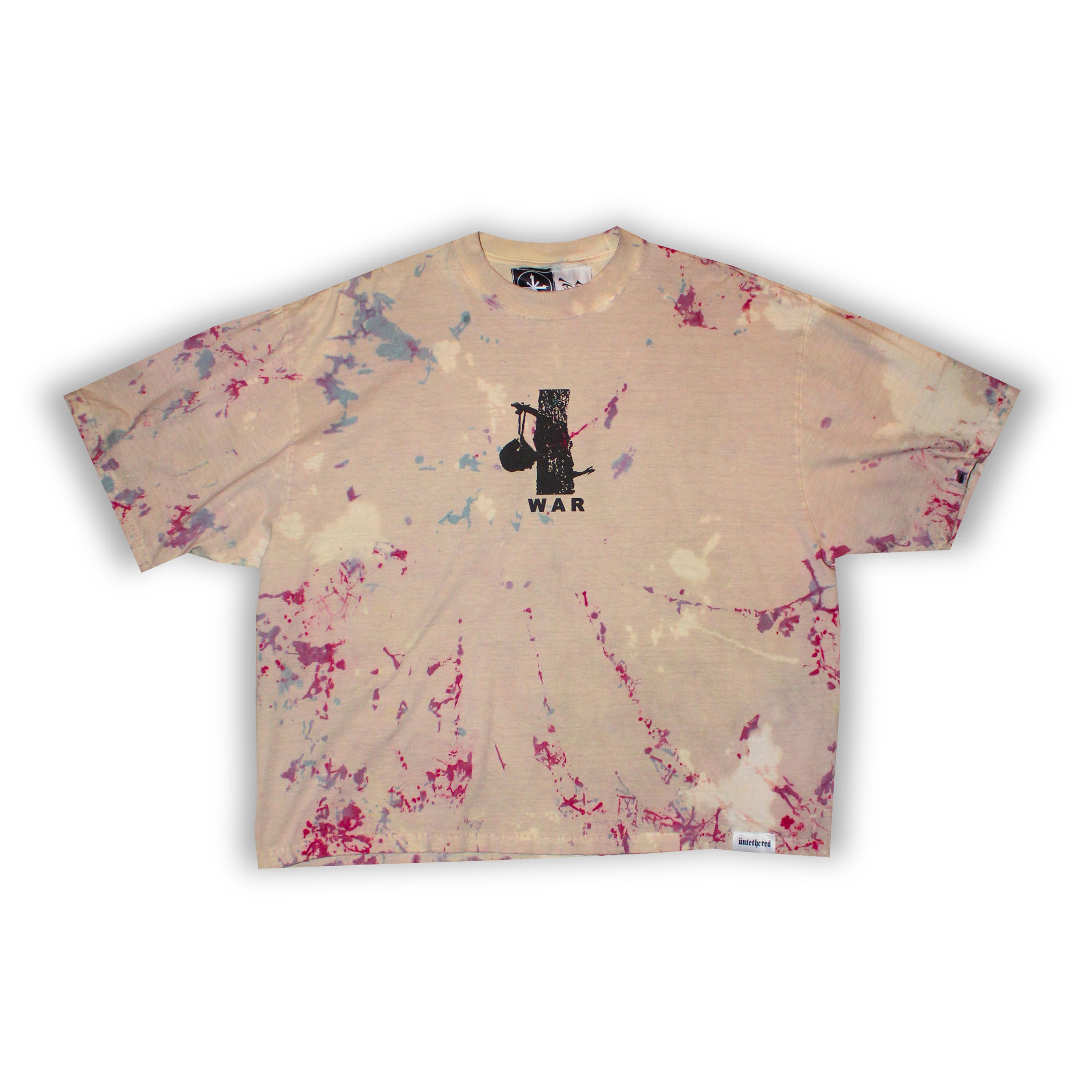 Japanese Brand × Vintage UNTETHERED “WAR” HEAVYWEIGHT T-SHIRT - VARIANT 1 Size US M / EU 48-50 / 2 - 1 Thumbnail