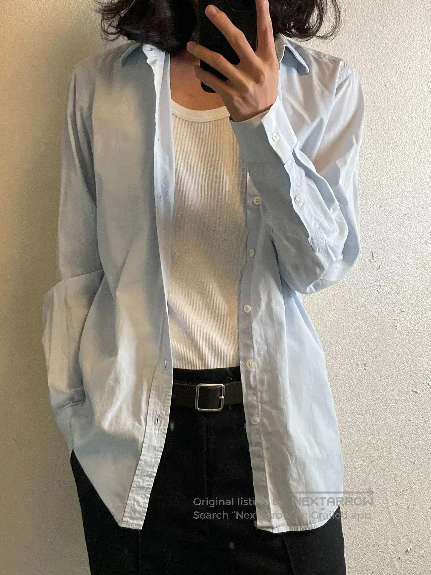 Burberry burberry light blue long sleeve shirt. Size US M / EU 48-50 / 2 - 2 Thumbnail